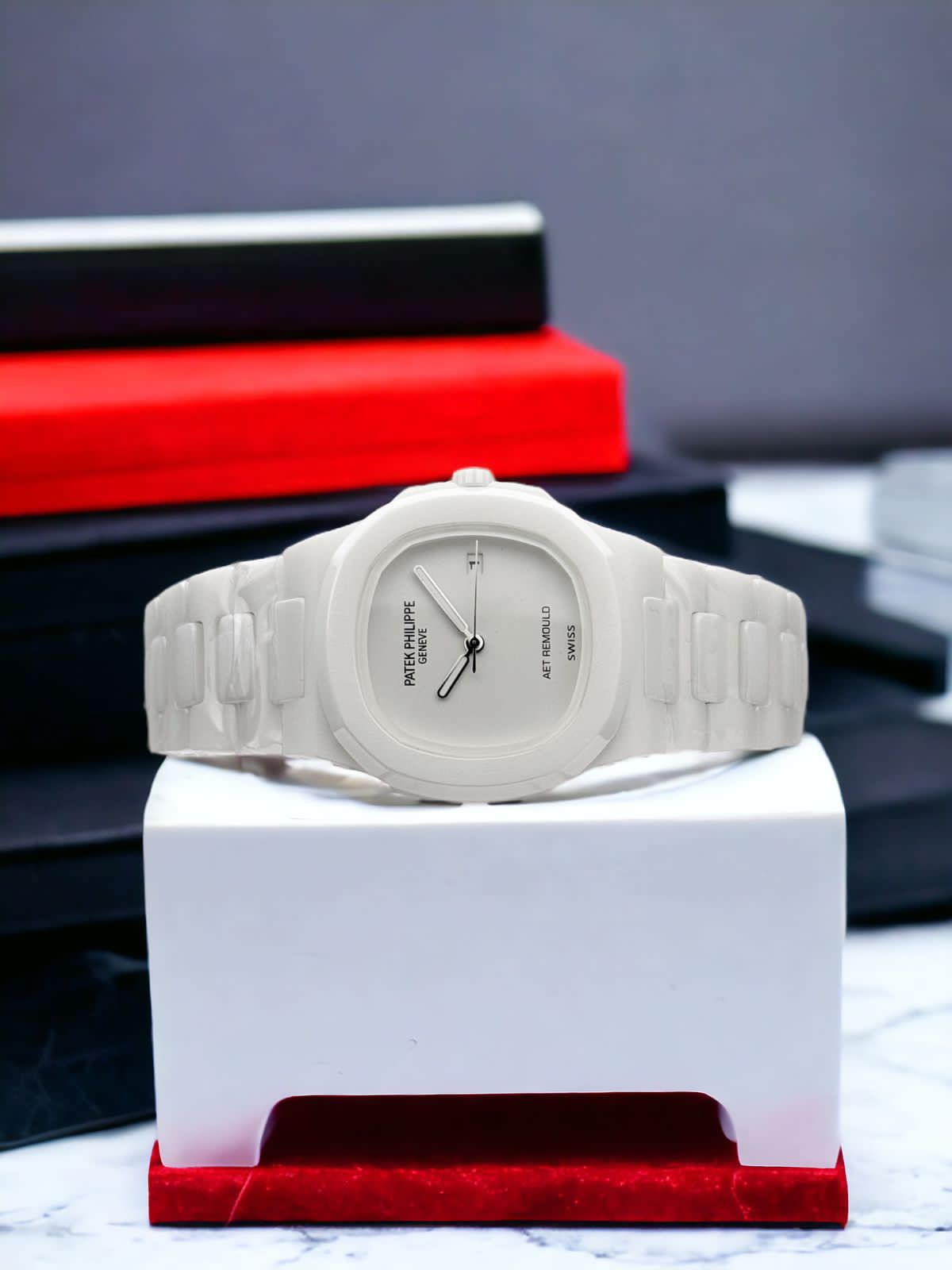 Patek Philippe Nautilus Ceramic Watch for Men – 7AA Premium First Copy | Maurya Watch