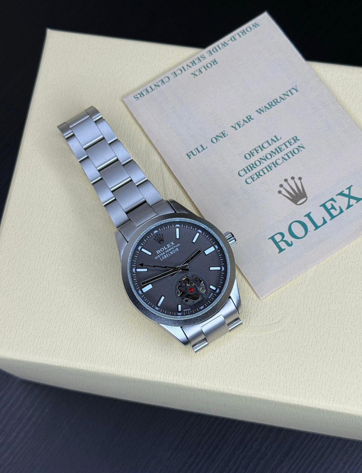 Rolex Full Automatic Open Back Machine With Grey Colour ⭐⭐⭐