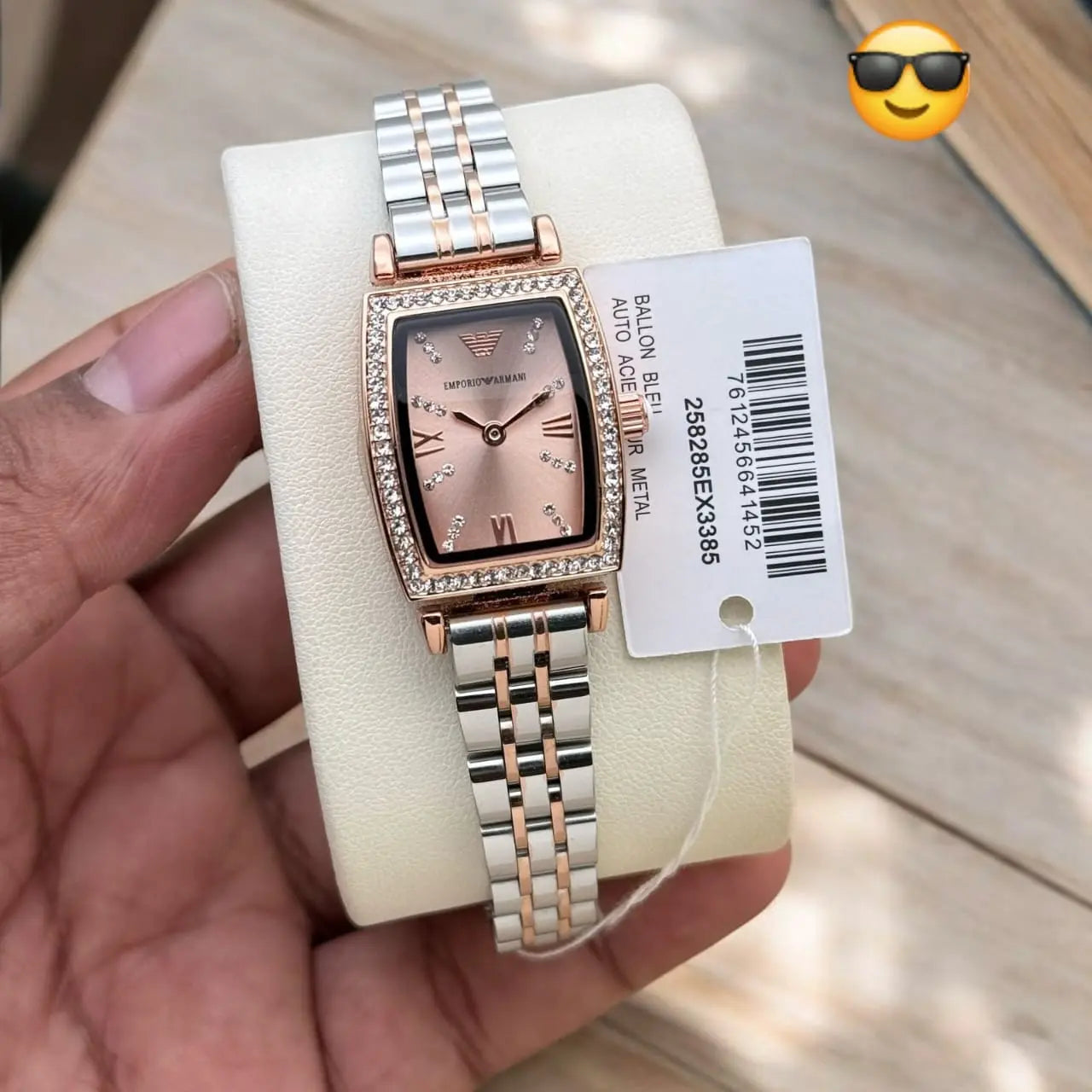 Emporio armani dual colour women wrist watch maurya watch