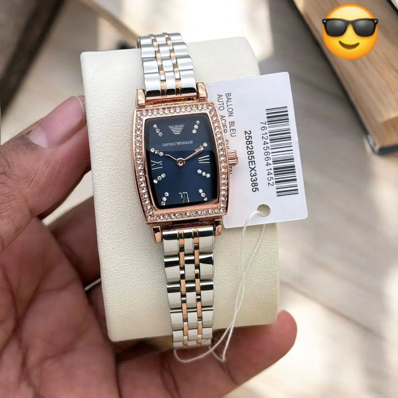 Emporio armani dual colour women wrist watch maurya watch
