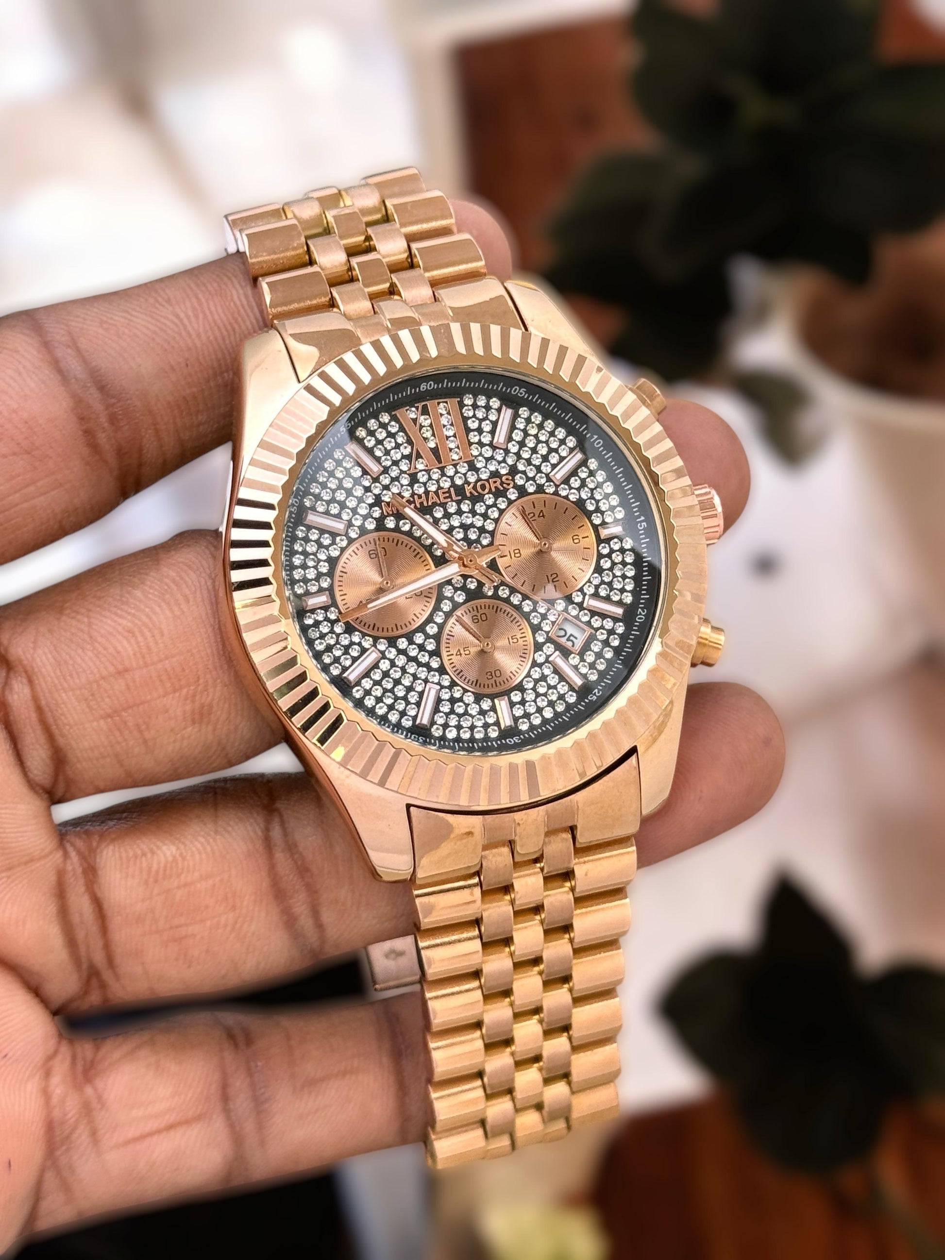 michael kors diamond watch for men maurya watch