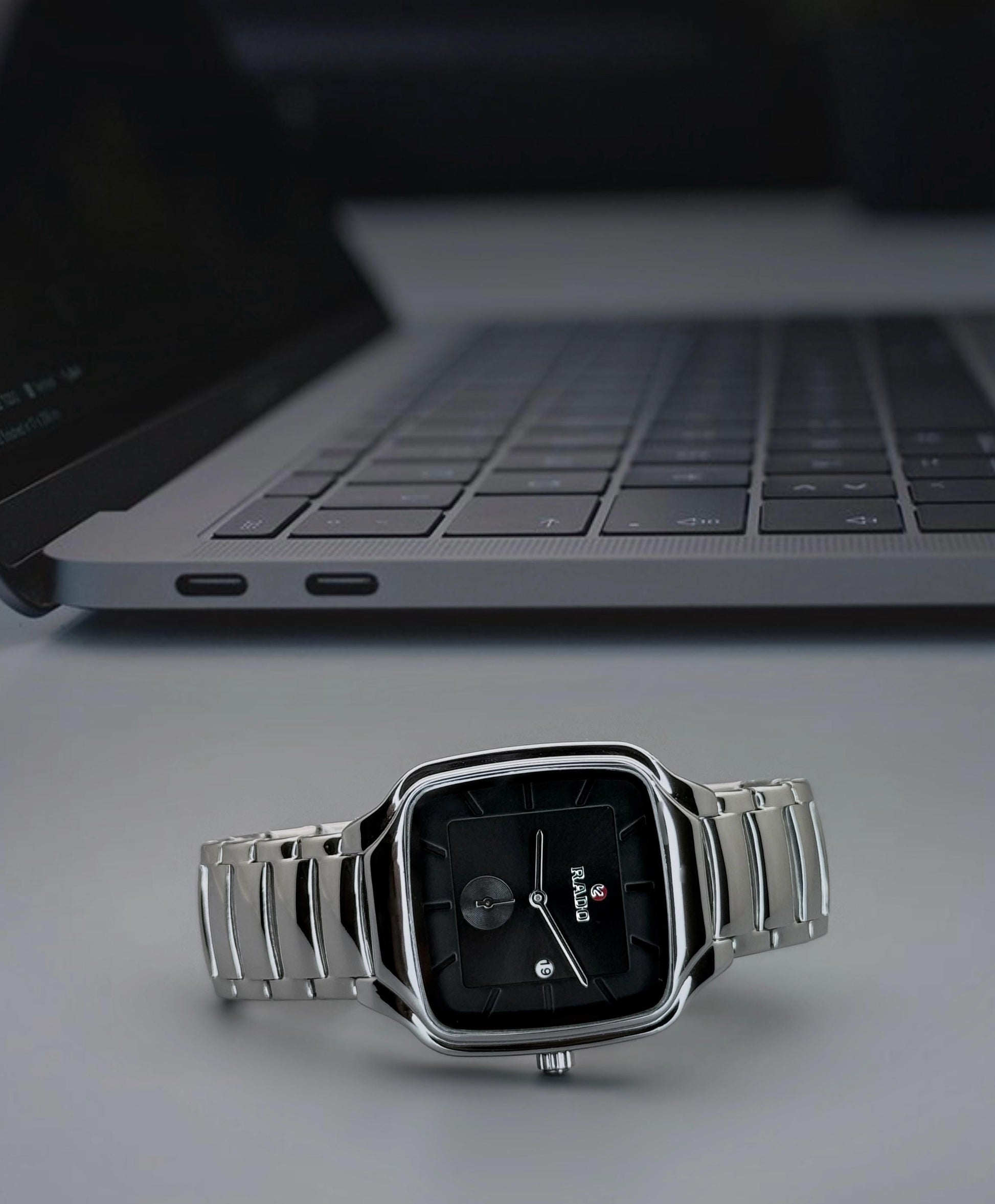 Rado true Square Undigitall With Chrono maurya watch