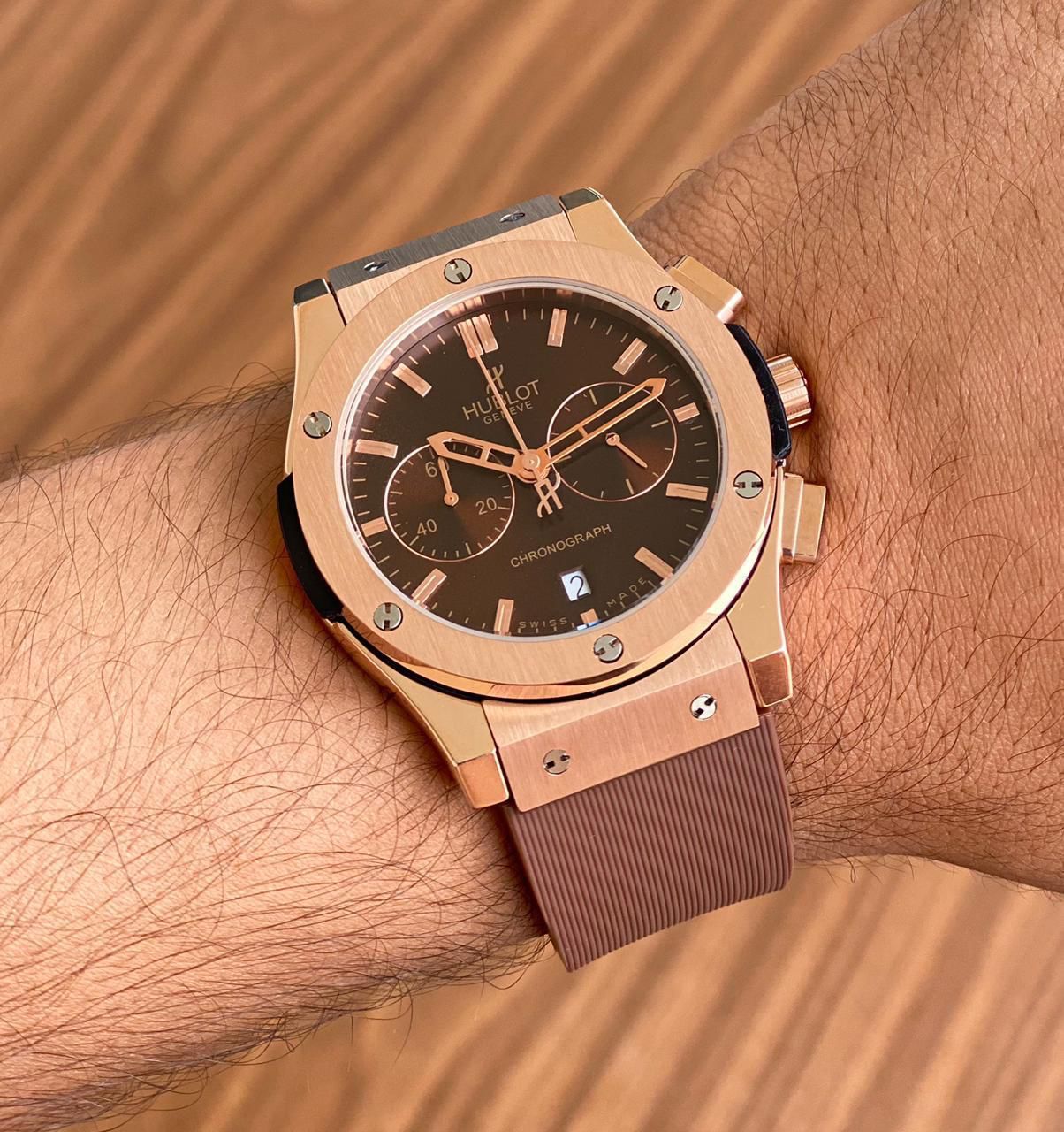 hublot big bang brown strap maurya watch