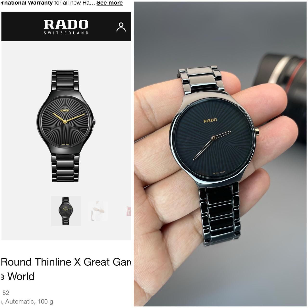 Rado true Round thinline X Great Gardens of the world R27113152 maurya watch