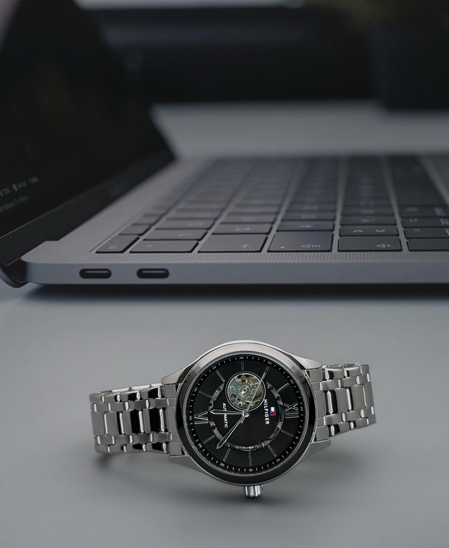 Tommy Hilfiger Automatic with open back Machine🔥 ⭐ ⭐⭐ maurya watch