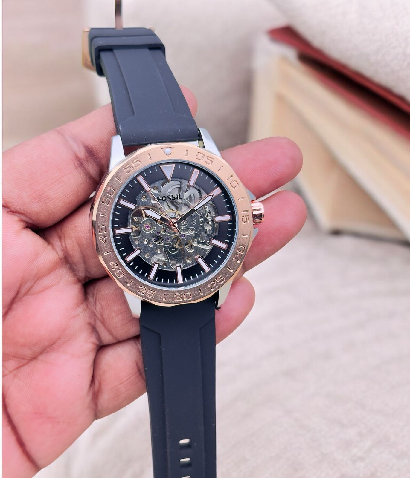 fossil premium quality strap watch | fossil watch | maurya watch