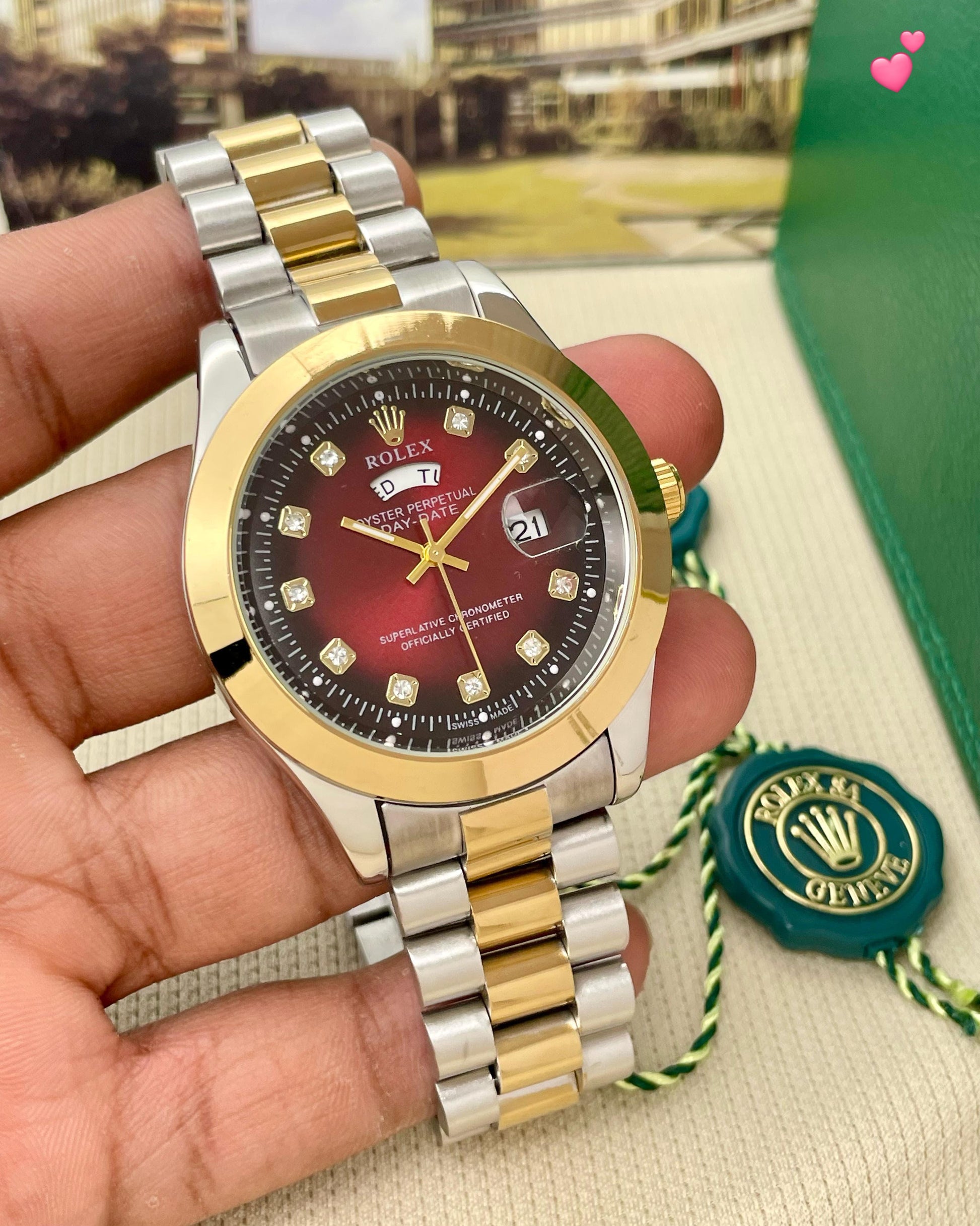 Rolex numerical dial full bezel maurya watch
