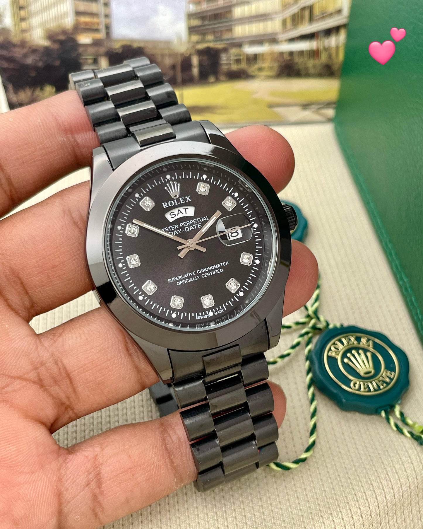 Rolex numerical dial full bezel maurya watch