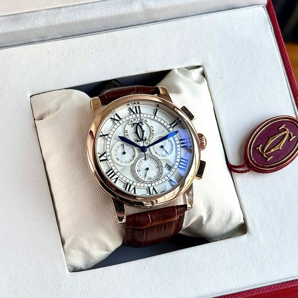 Cartier | Premium Leather Edition ๐โจ fashnetic watch wholeseller