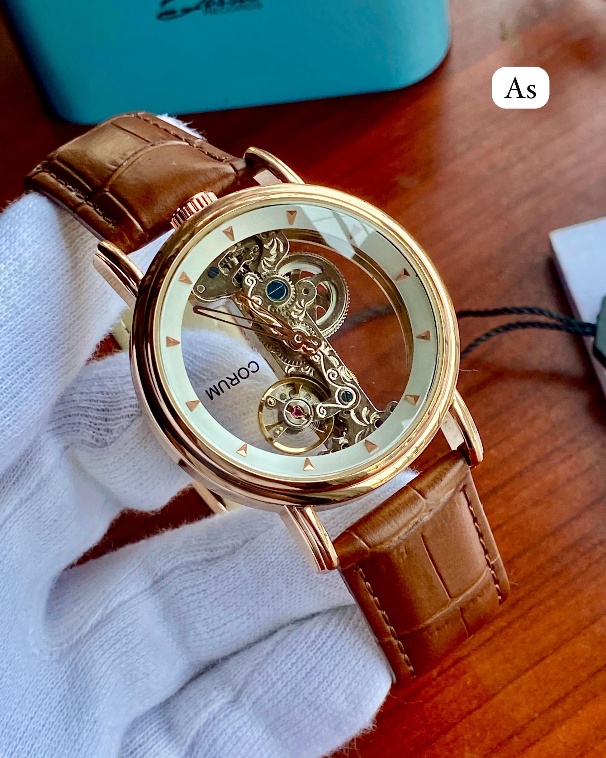 Corum for men’s watch fully transparent aatoumetic machinery maurya watch