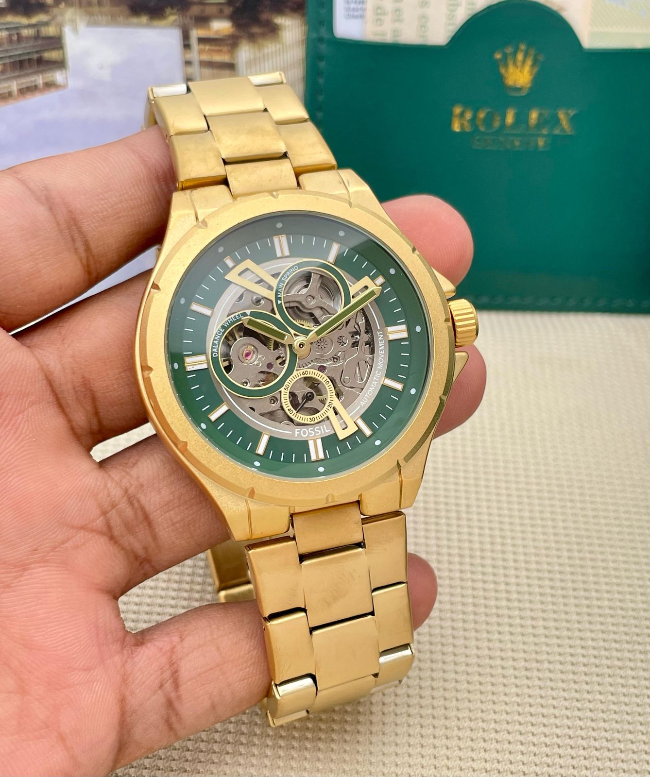 fossil for men maurya watch