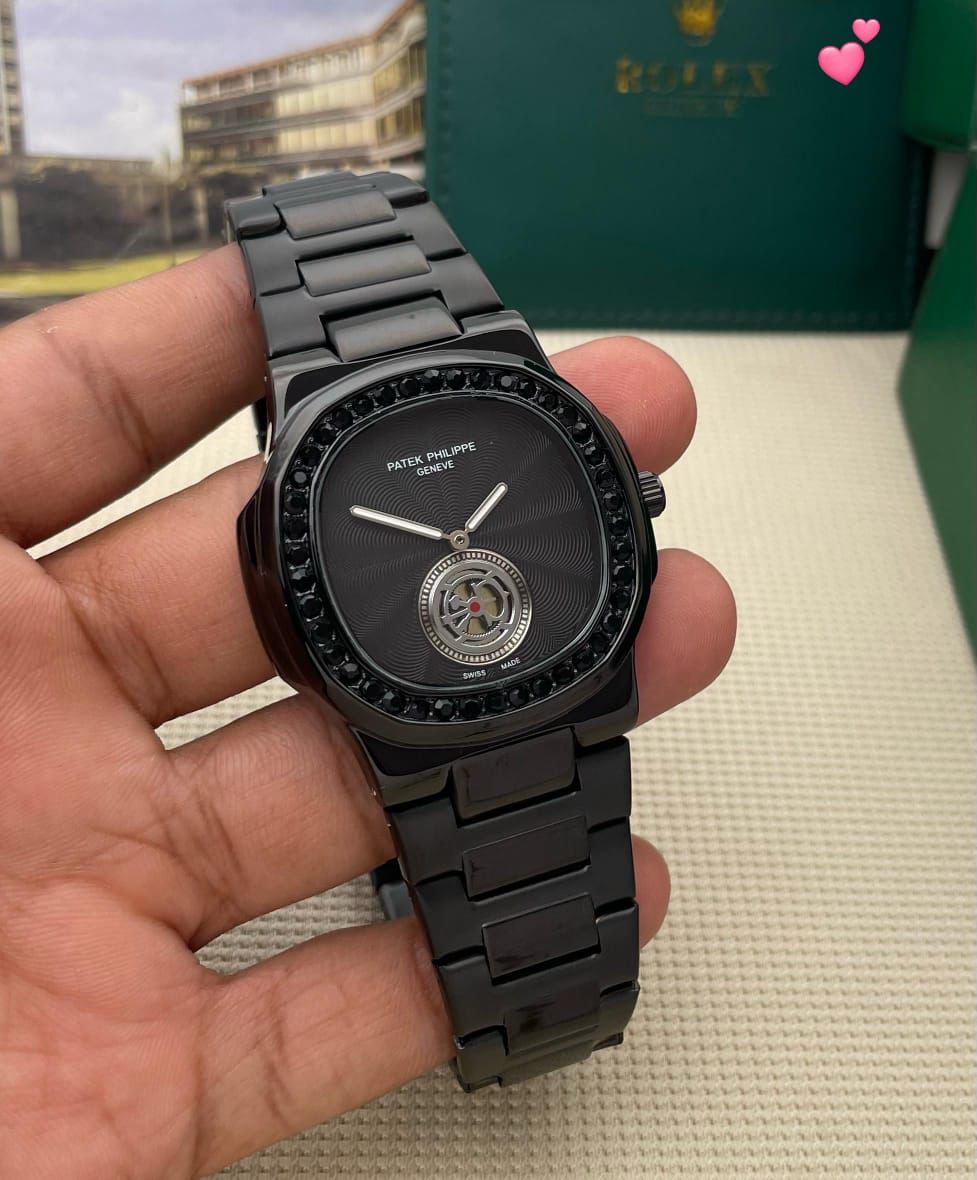 Patek philippe with Diamond bezel Create a gothic look and feel to this luxury ⭐ ⭐⭐ maurya watch