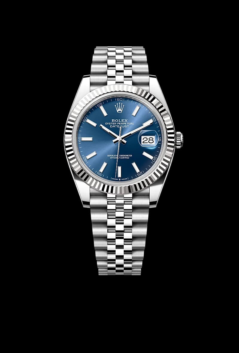 Rolex Datejust – Blue Dial Jubilee Bracelet Men's Luxury Watch maurya watch