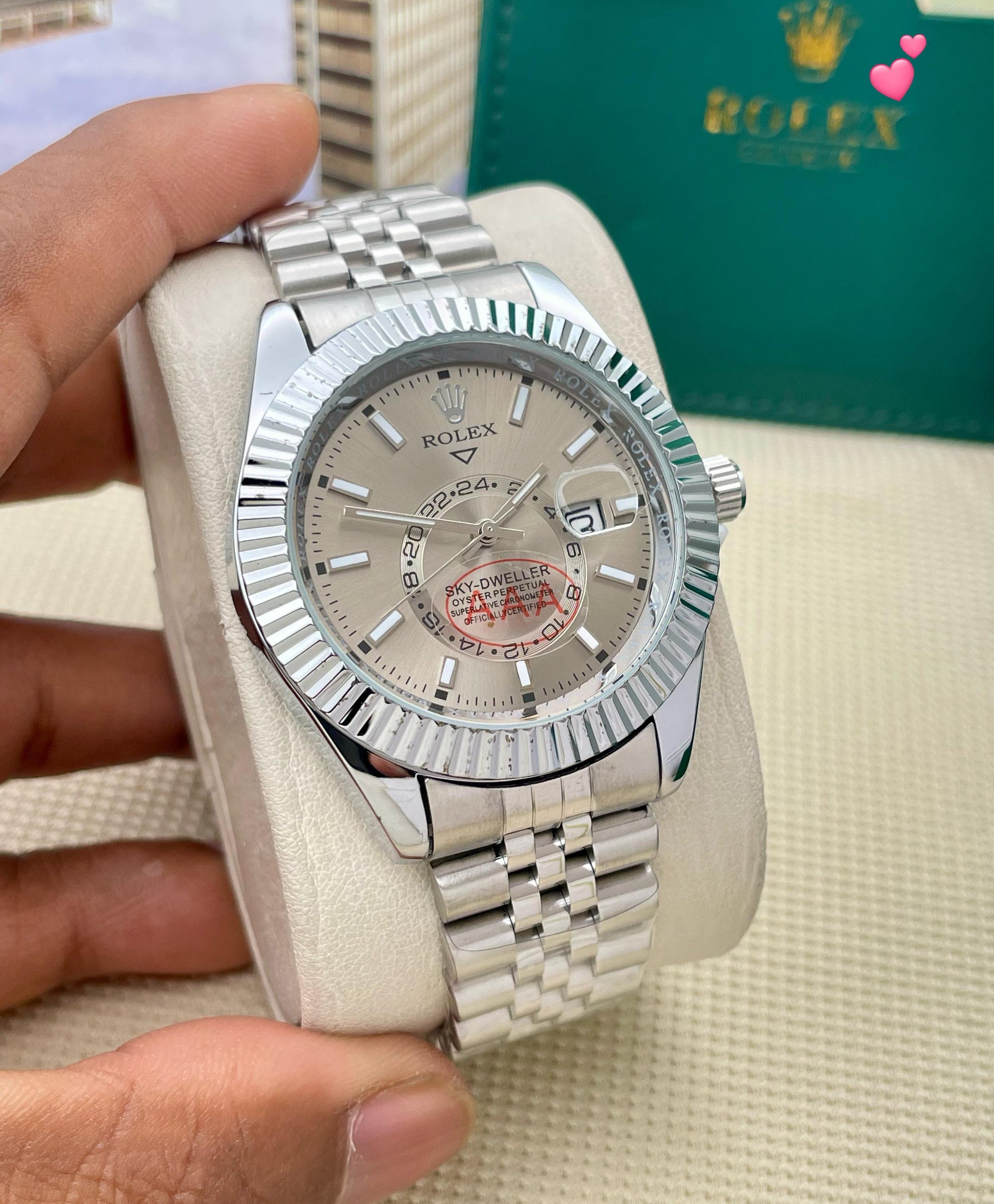 Rolex Men’s Date working Metal belt Premium quality maurya watch
