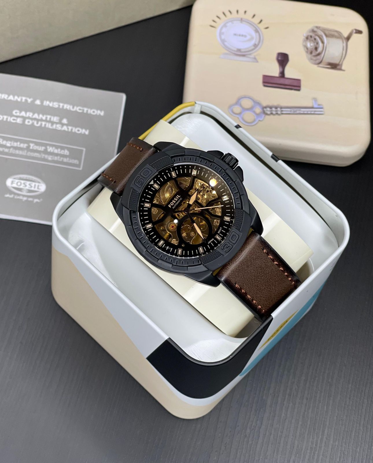 Men's Fossil Watch Bronson Modern Machine Automatic ⭐ ⭐⭐ maurya watch