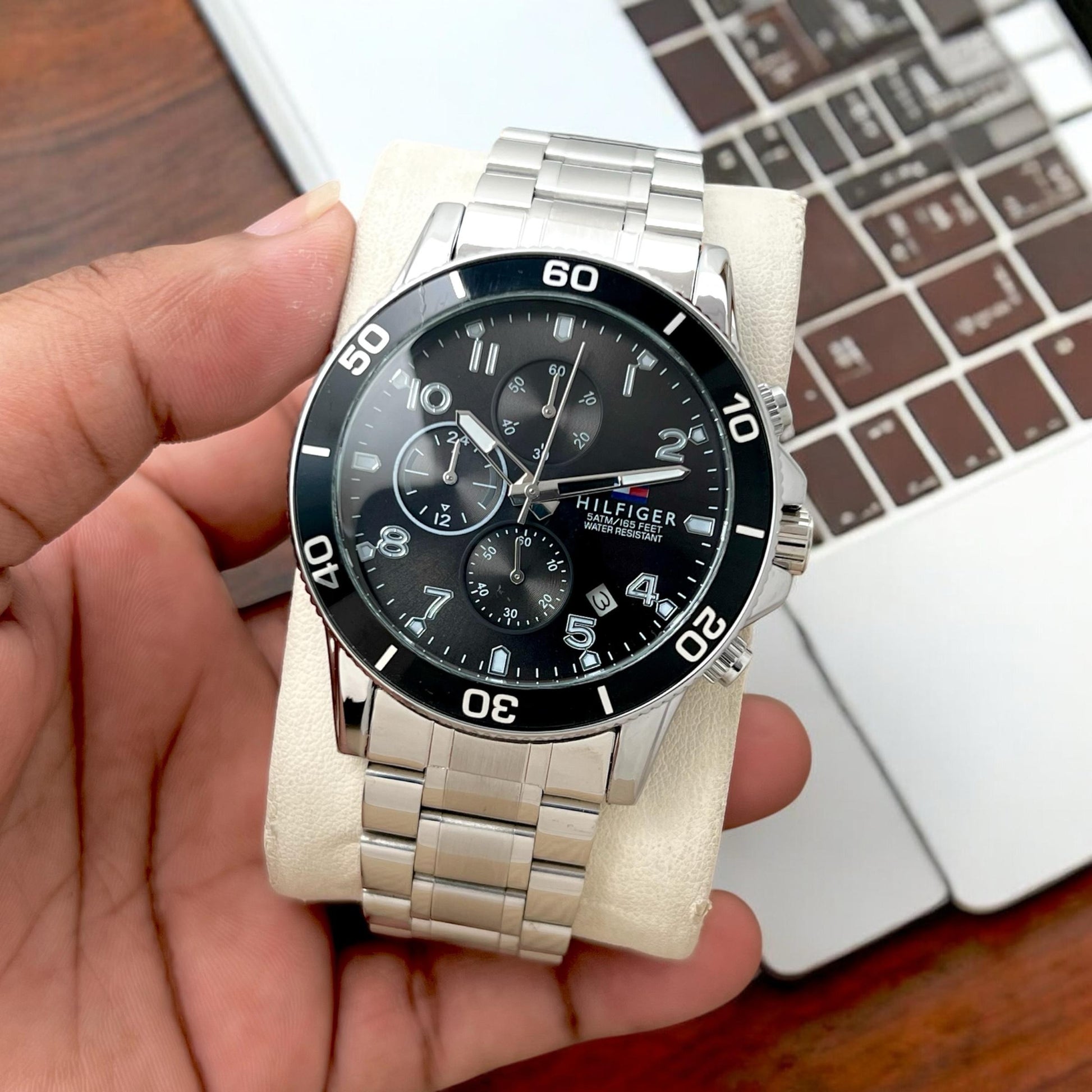 tommy hilfiger modern automatic maurya watch