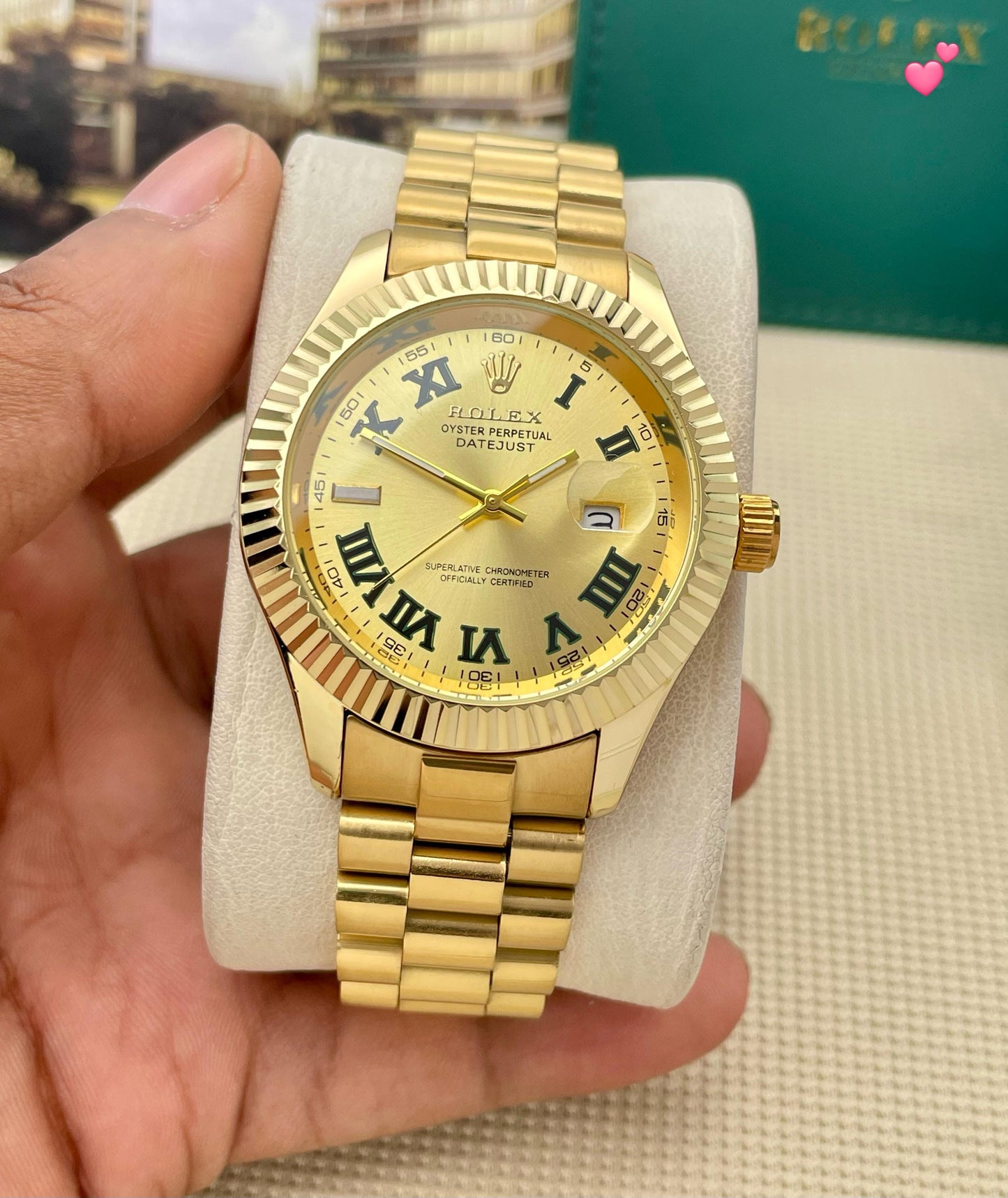 π Rolex day date Full bezel maurya watch