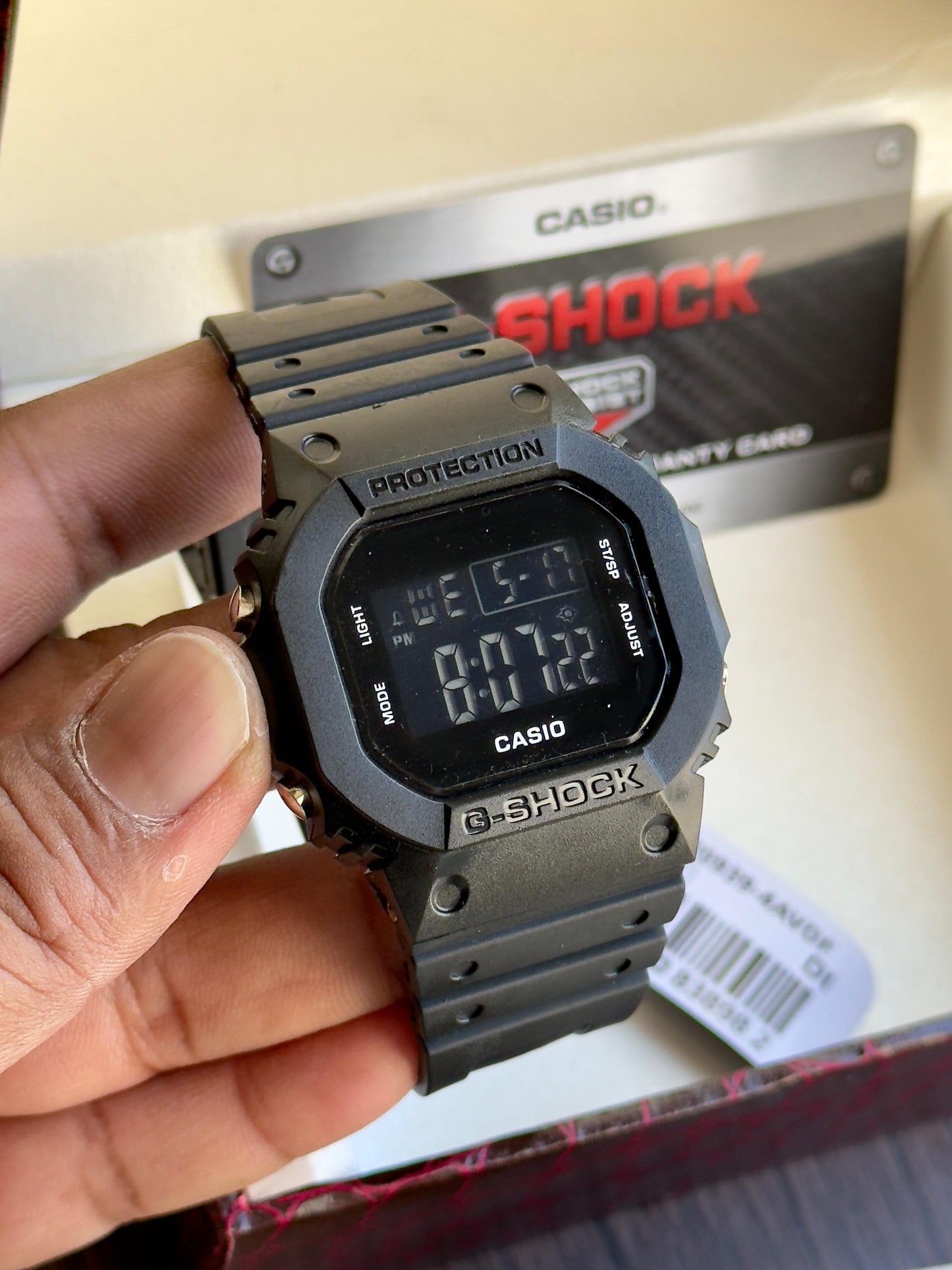 Casio G-Shock DW-5600UBB-1DR maurya watch