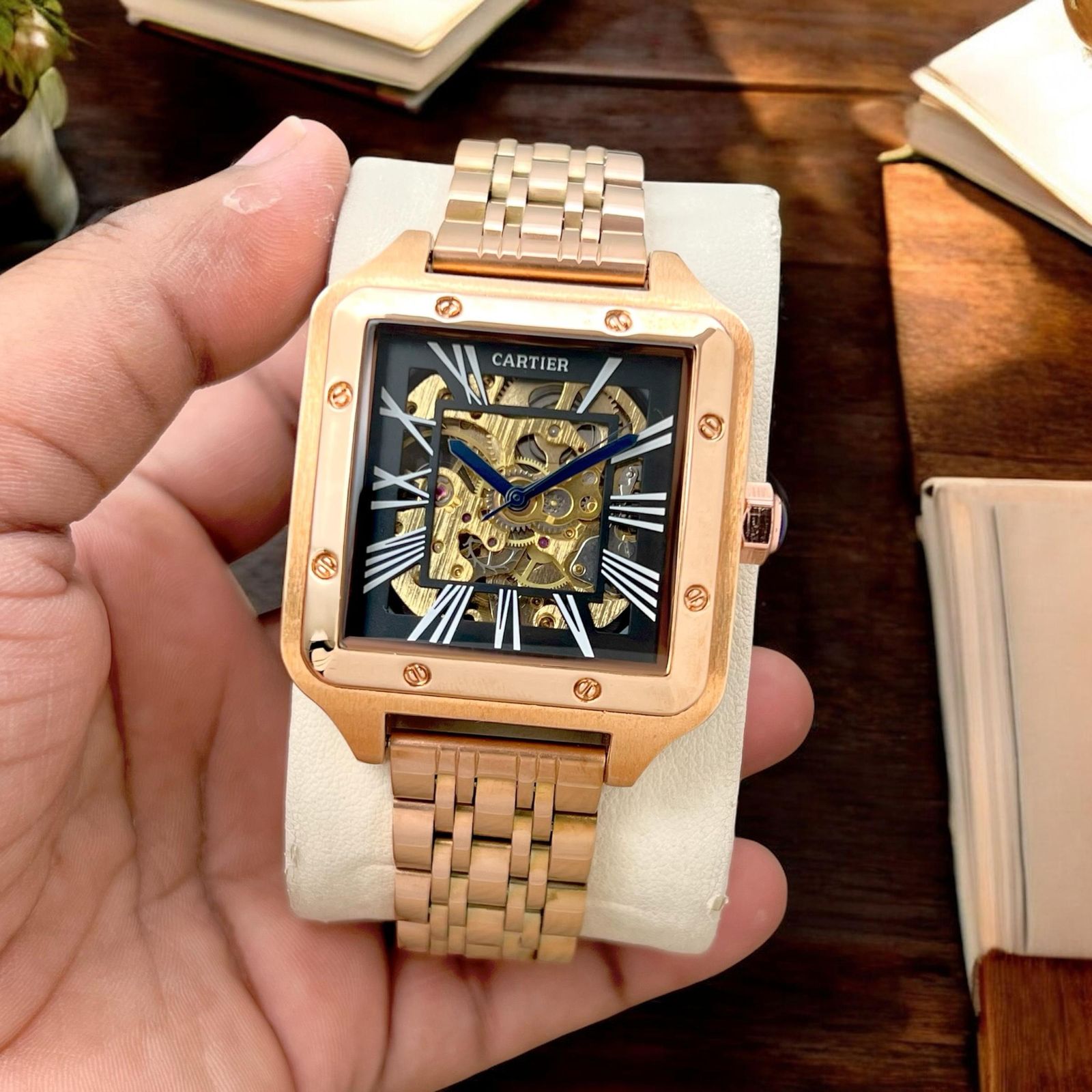 CARTIER square caseautomatic machine maurya watch