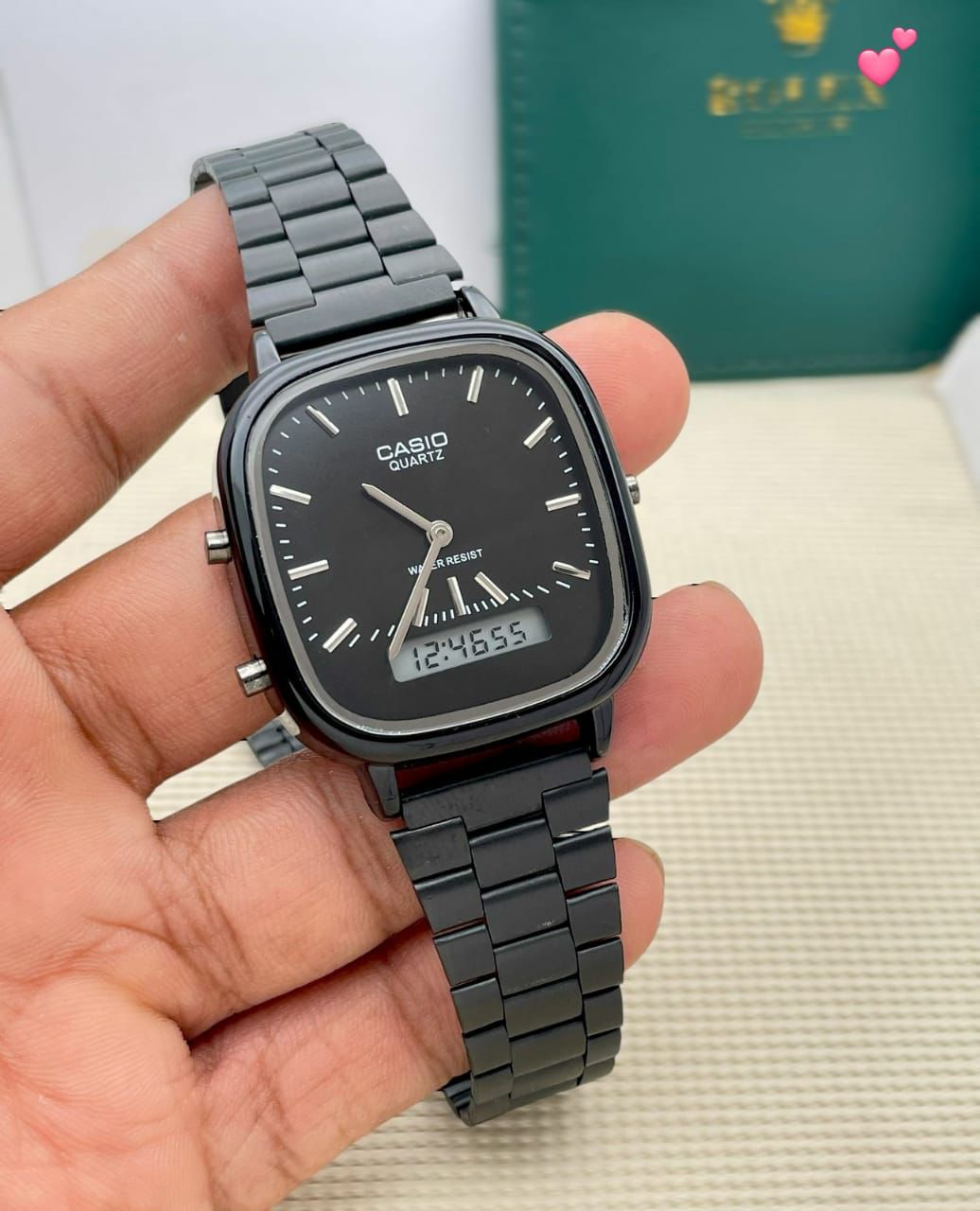 casio analog digital vintage maurya watch