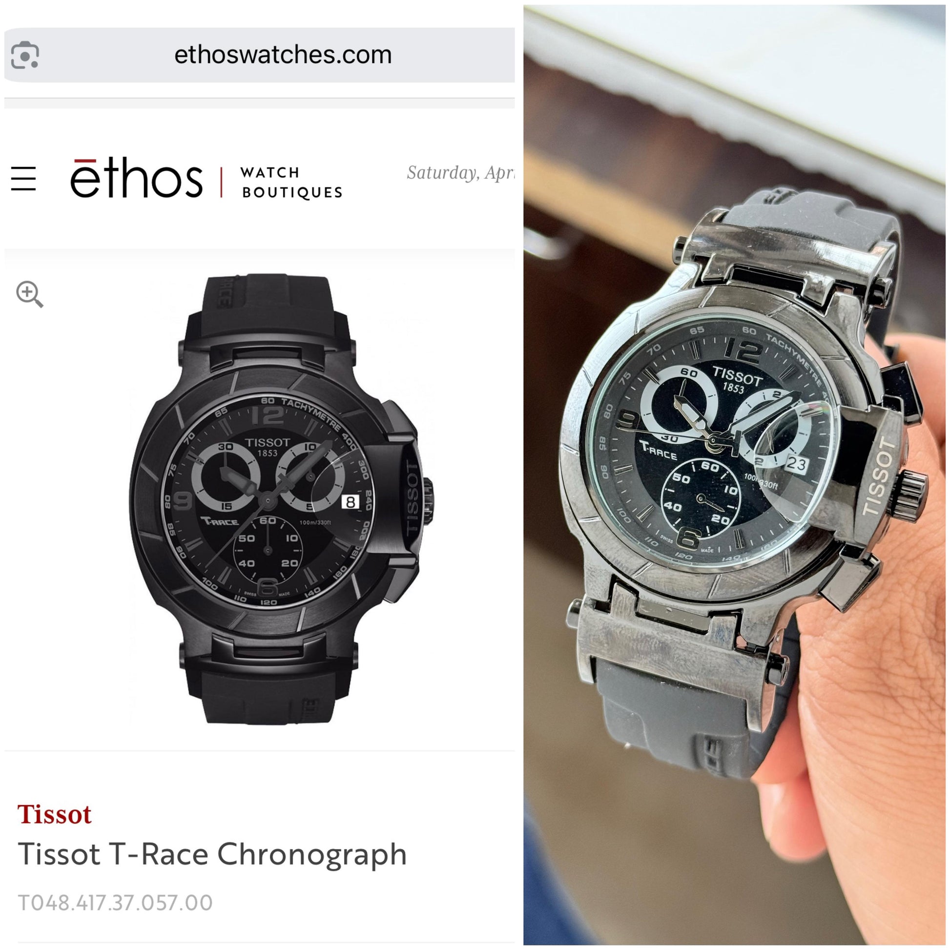 Tissot T-Race maurya watch
