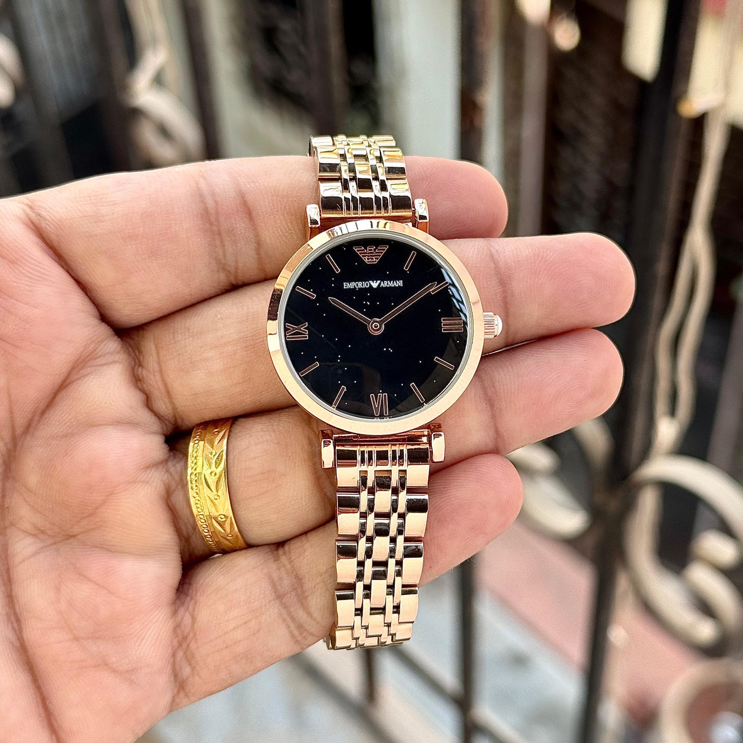 Emporio Armani For Her Rose Gold Stainless Steel bracelet