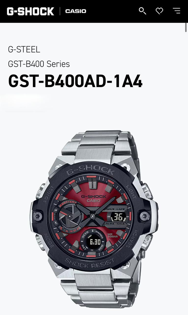 G-SHOCK High Quality metal Strap
