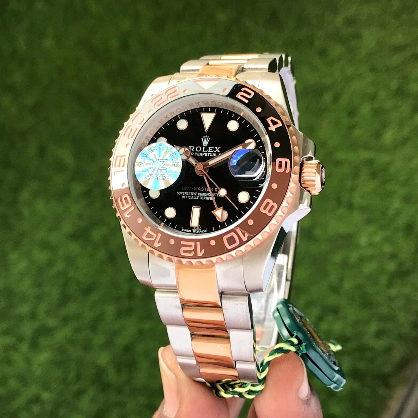 Buy Rolex GMT Master II Rootbeer Metal Strap | Premium Automatic Pure First Copy Watch – Maurya Watch India