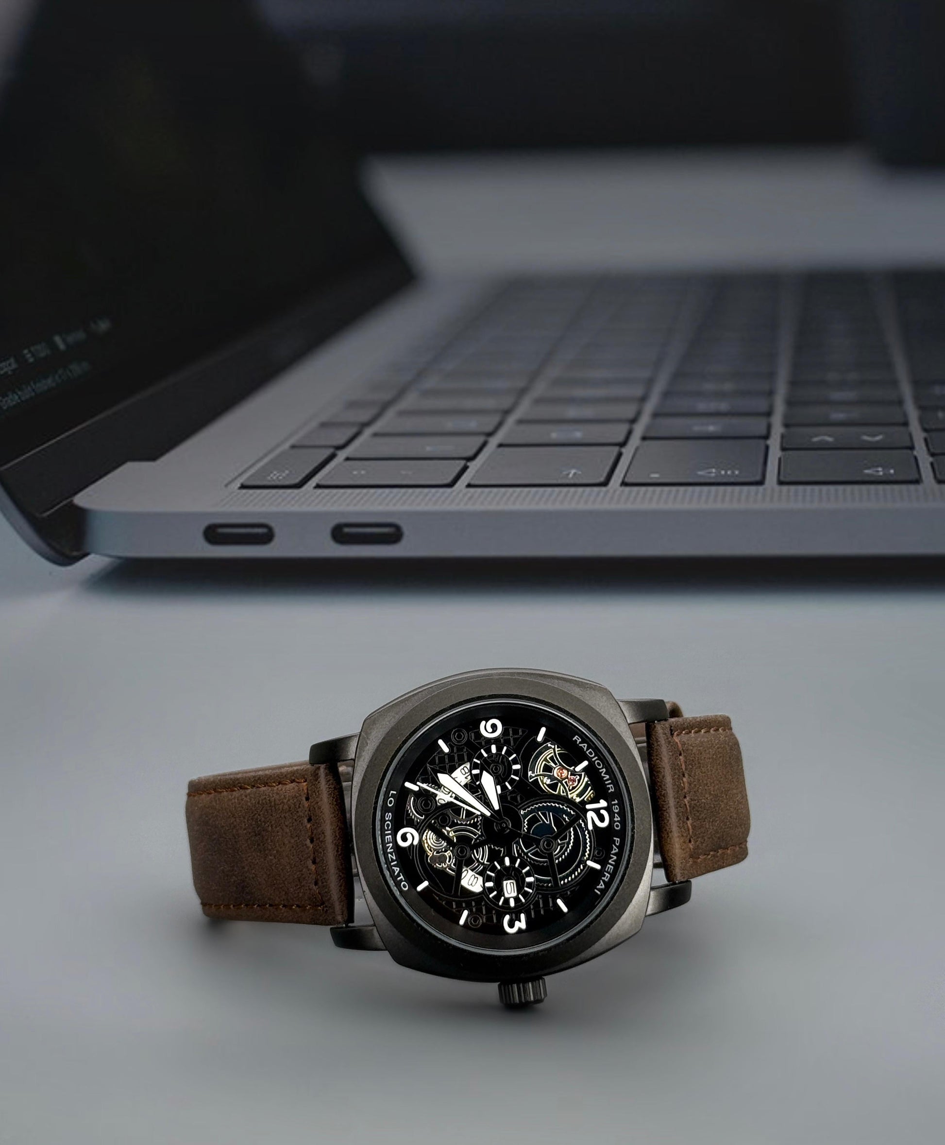 Radiomir Panerai brown strap Mens Watch maurya watch