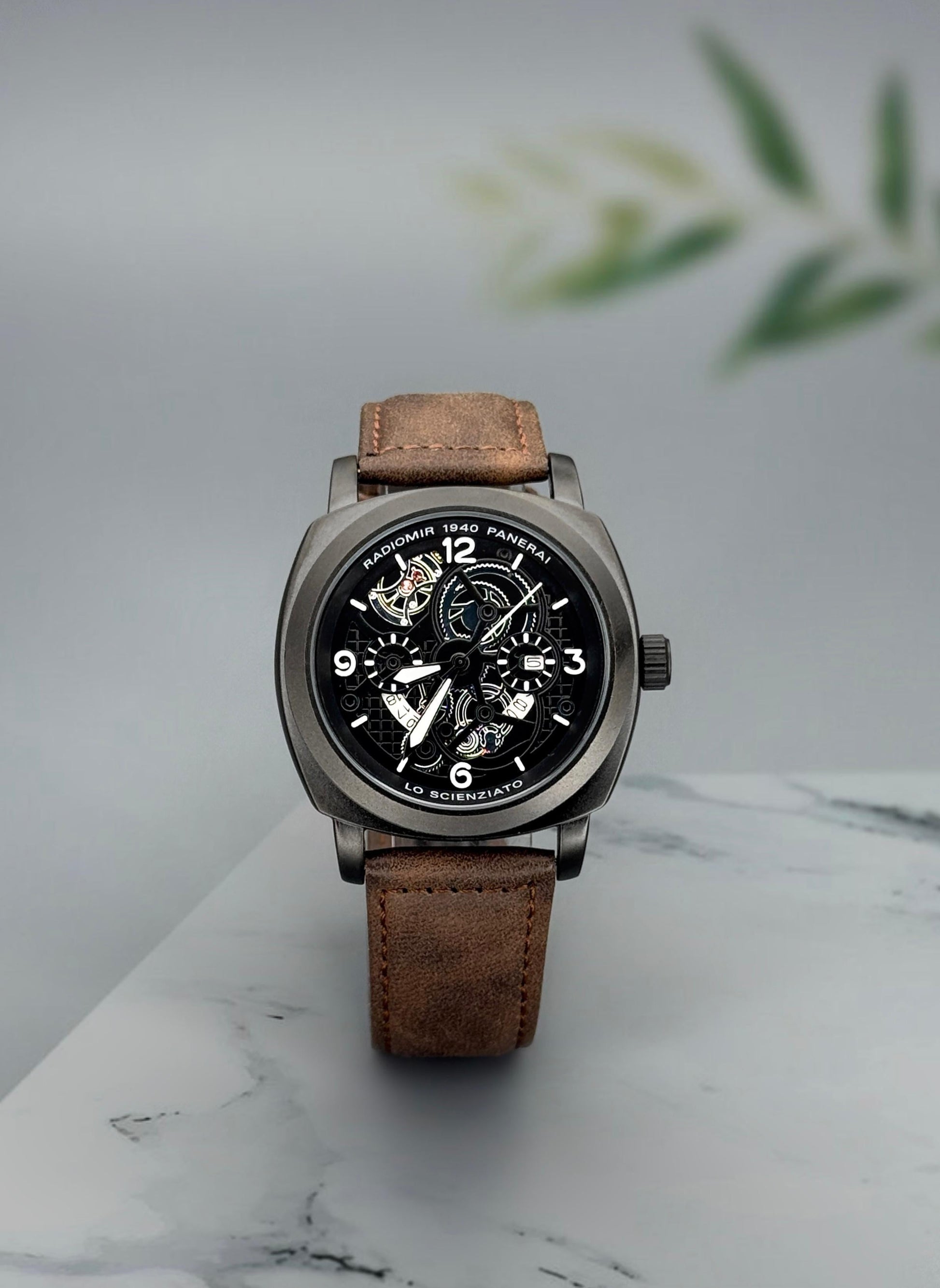 Radiomir Panerai brown strap Mens Watch maurya watch