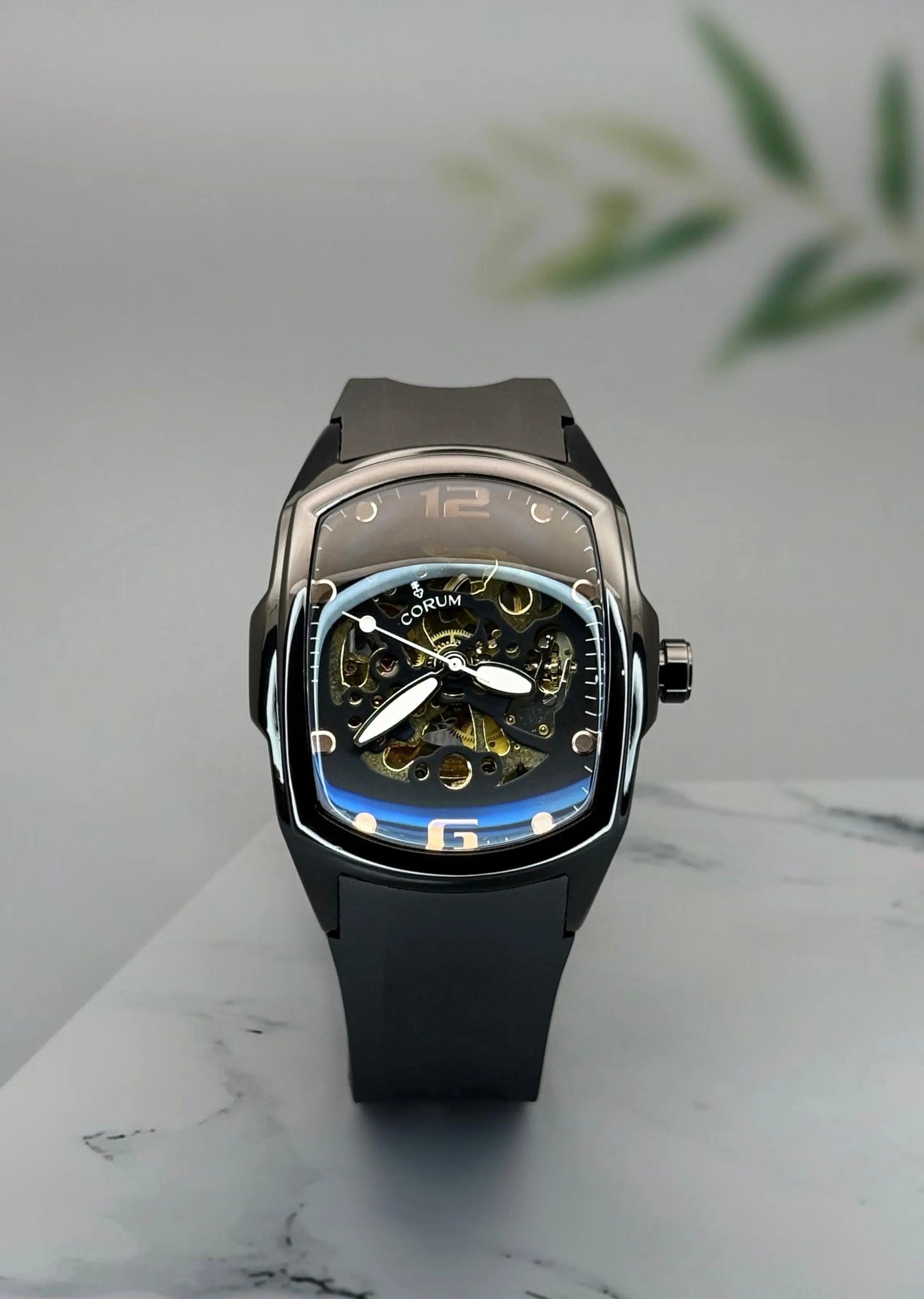 Corum Men’s Watch Full Automatic With Open Back Machine maurya watch