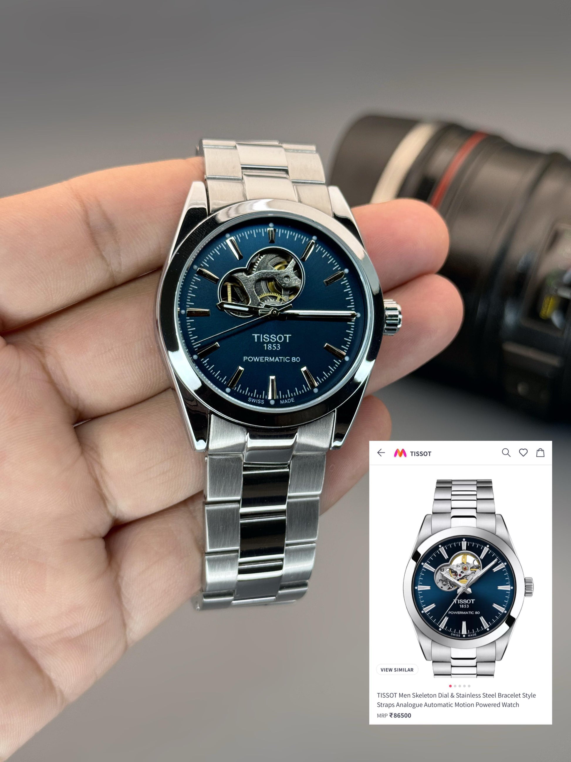 Tissot T-Classic T-complication  Mechanical Manual-winding Open Dial Men's Watch  ⭐⭐⭐ maurya watch
