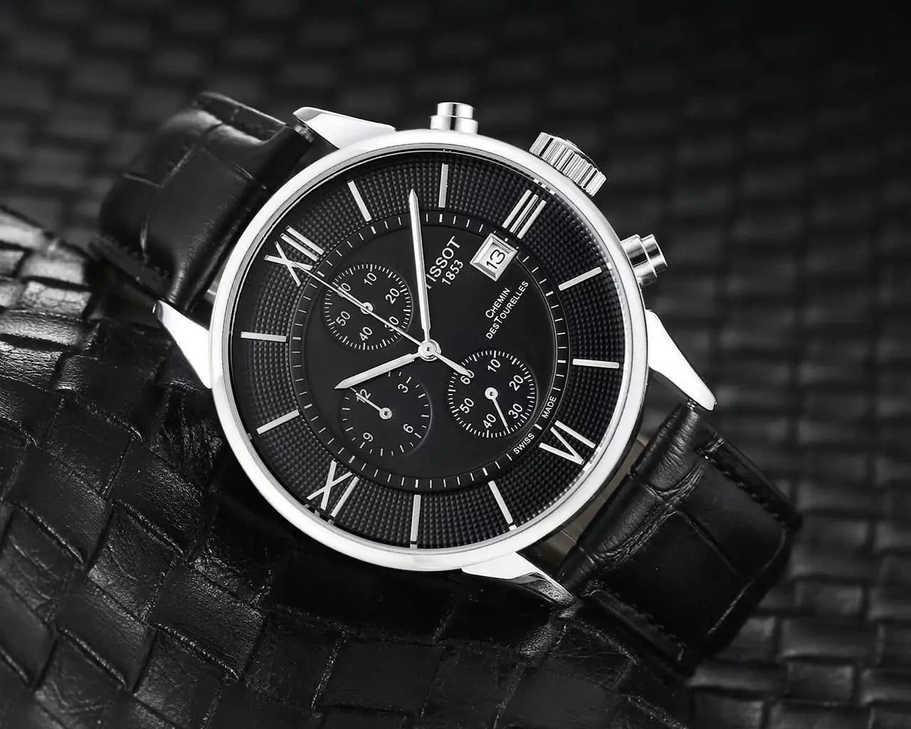 Tissot Men’s strap date watch maurya watch