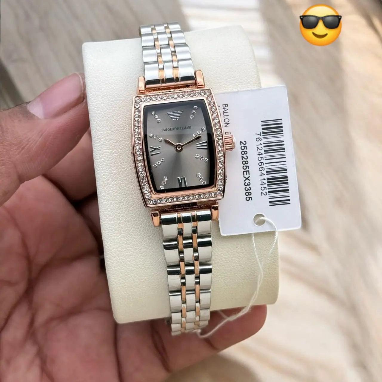 Emporio armani dual colour women wrist watch maurya watch