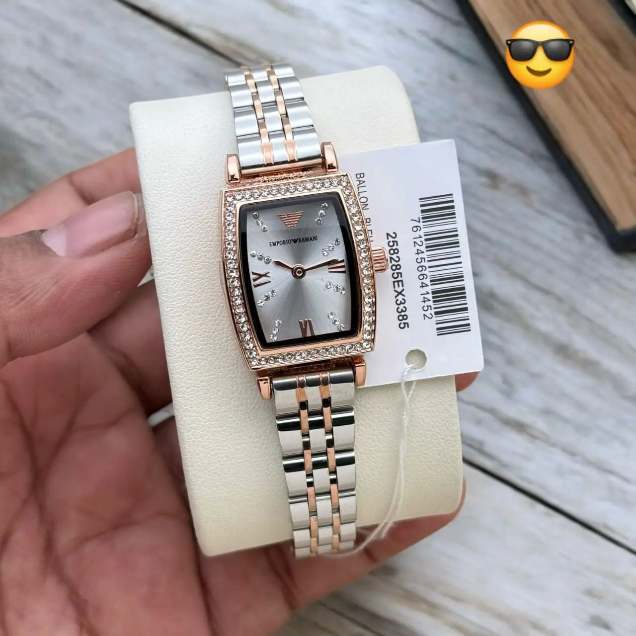 Emporio armani dual colour women wrist watch maurya watch