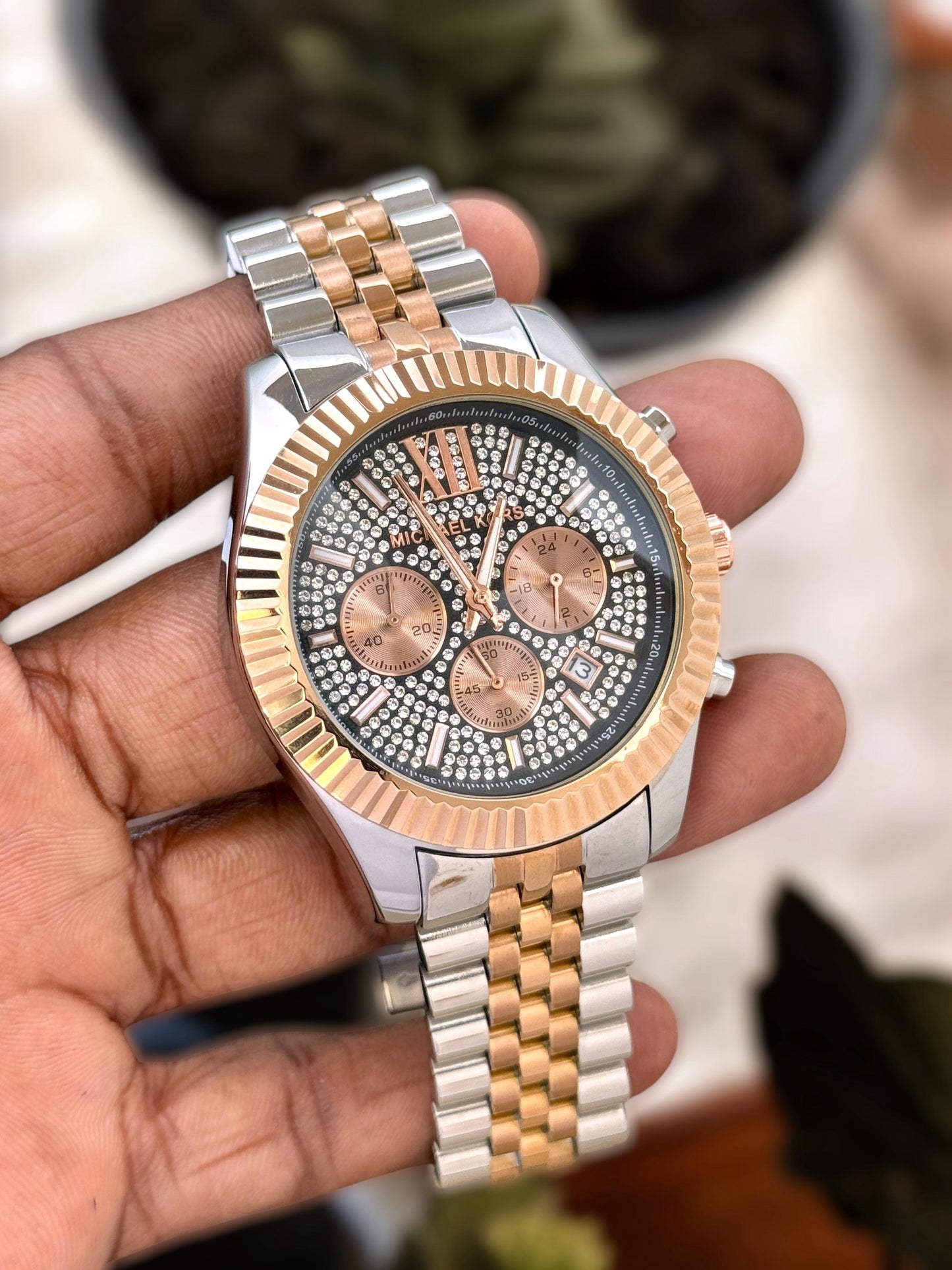 michael kors diamond watch for men maurya watch