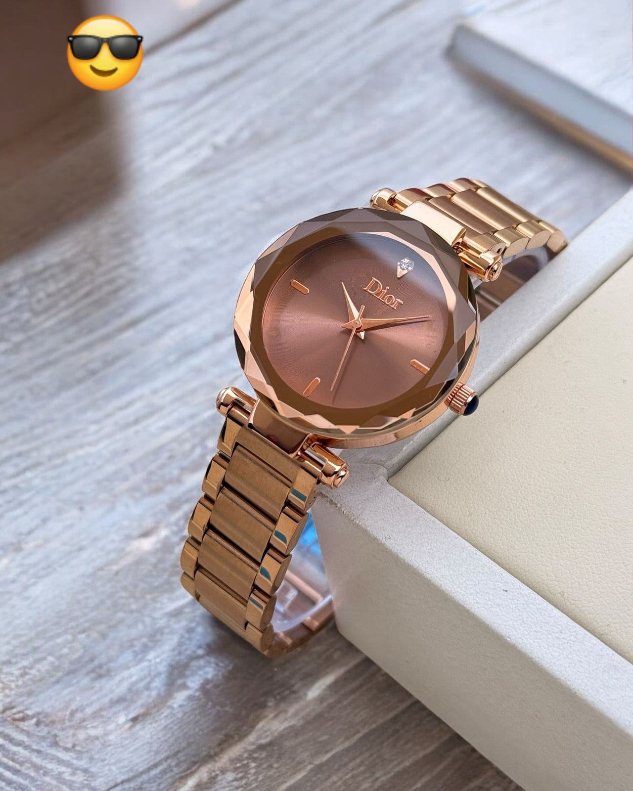 Dior ladies metal chain maurya watch