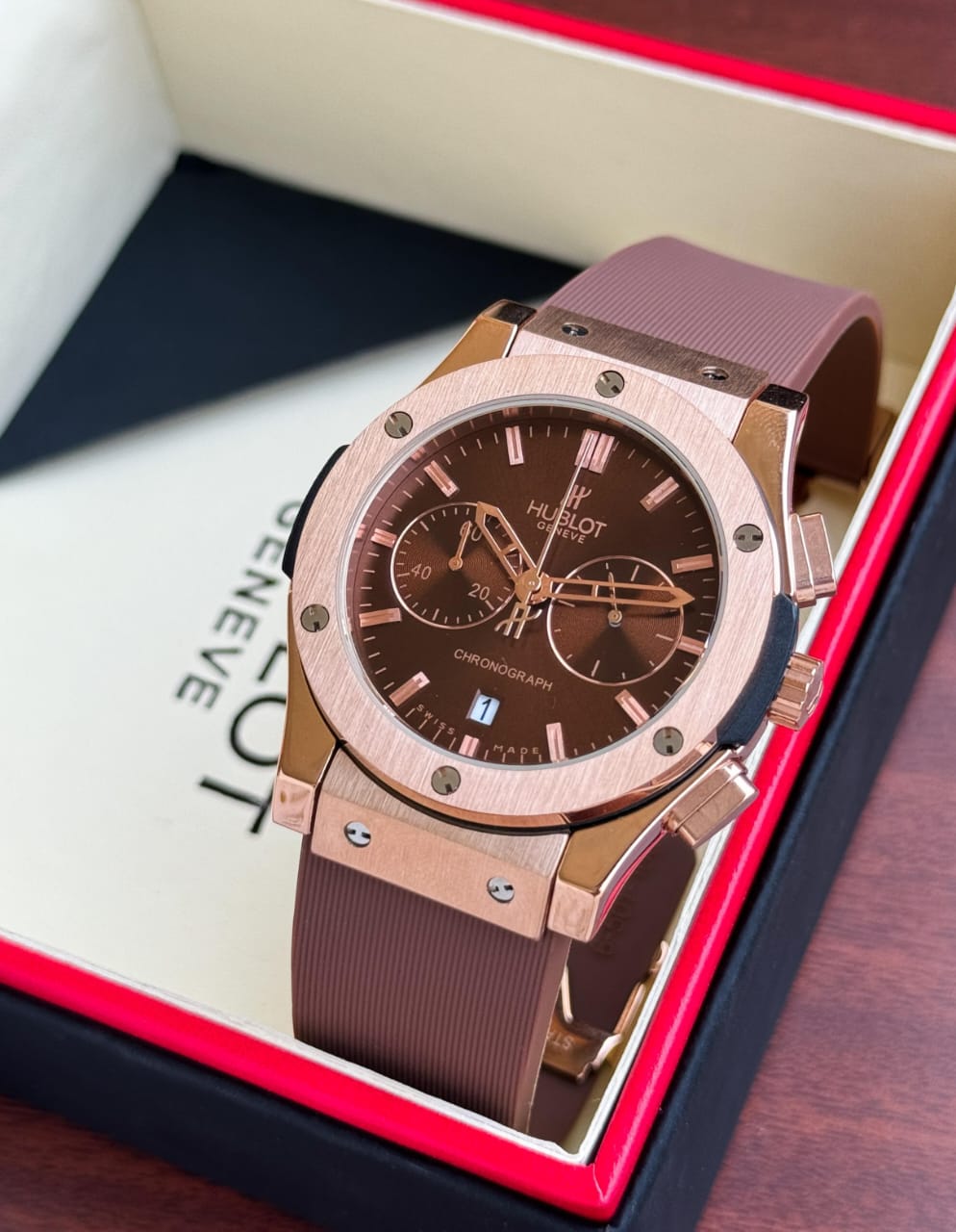 hublot big bang brown strap maurya watch