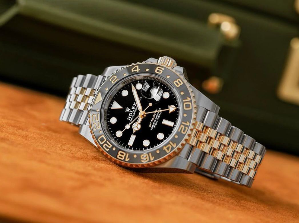 Rolex GMT-Master II 40mm Stainless Yellow Gold 40mm Men's maurya watch