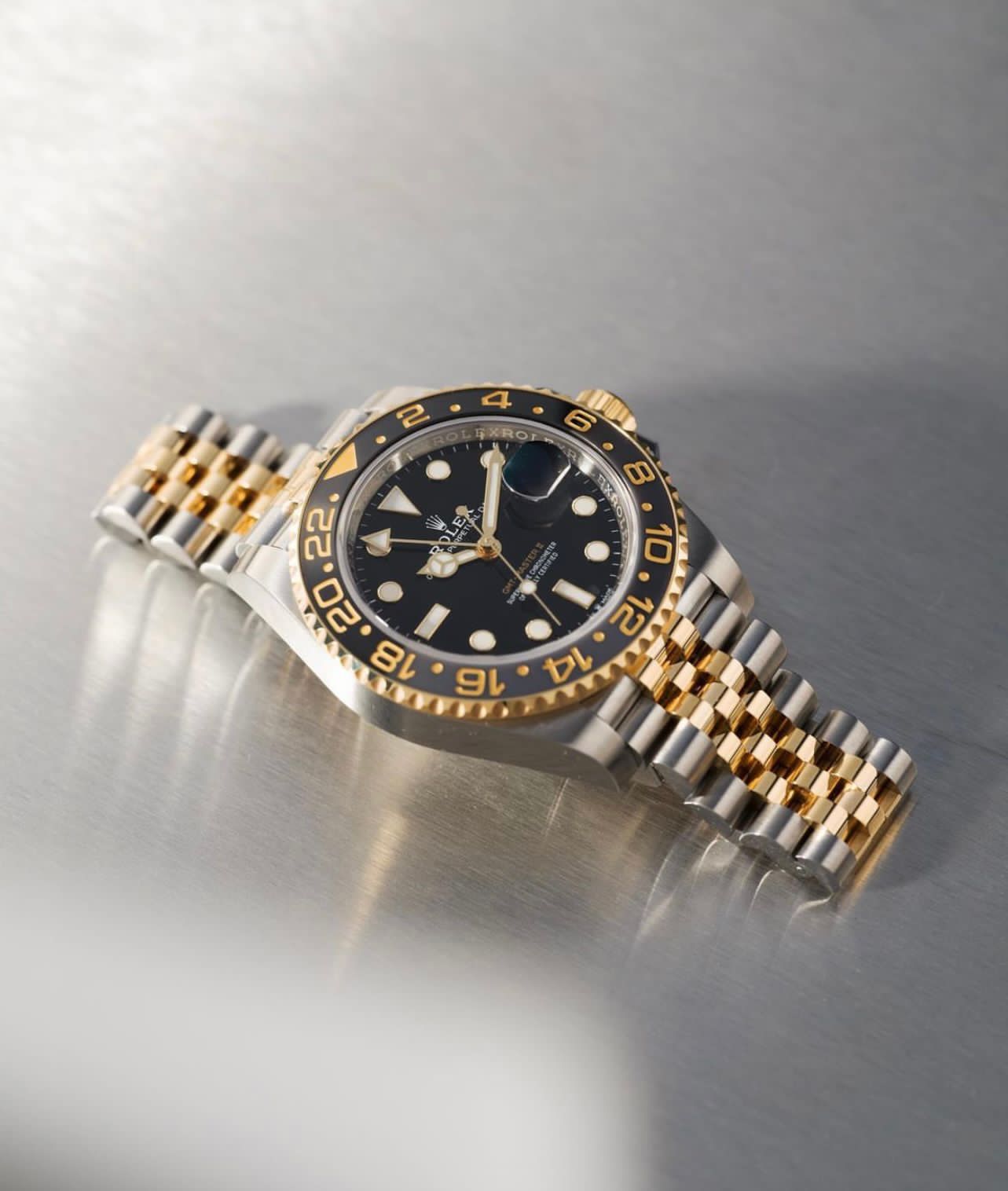 Rolex GMT-Master II 40mm Stainless Yellow Gold 40mm Men's maurya watch