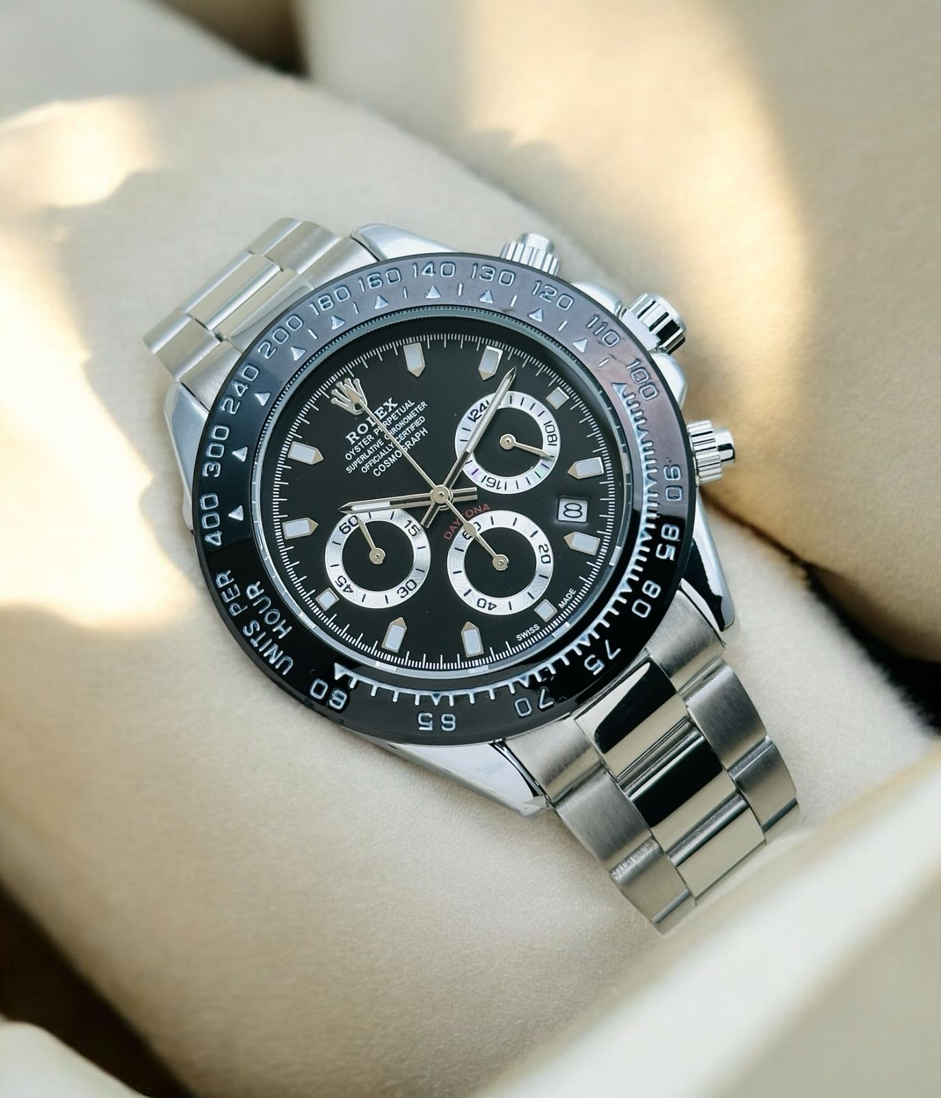 ROLEX DAYTONA 116520 WHITE "APH" DIAL for men maurya watch