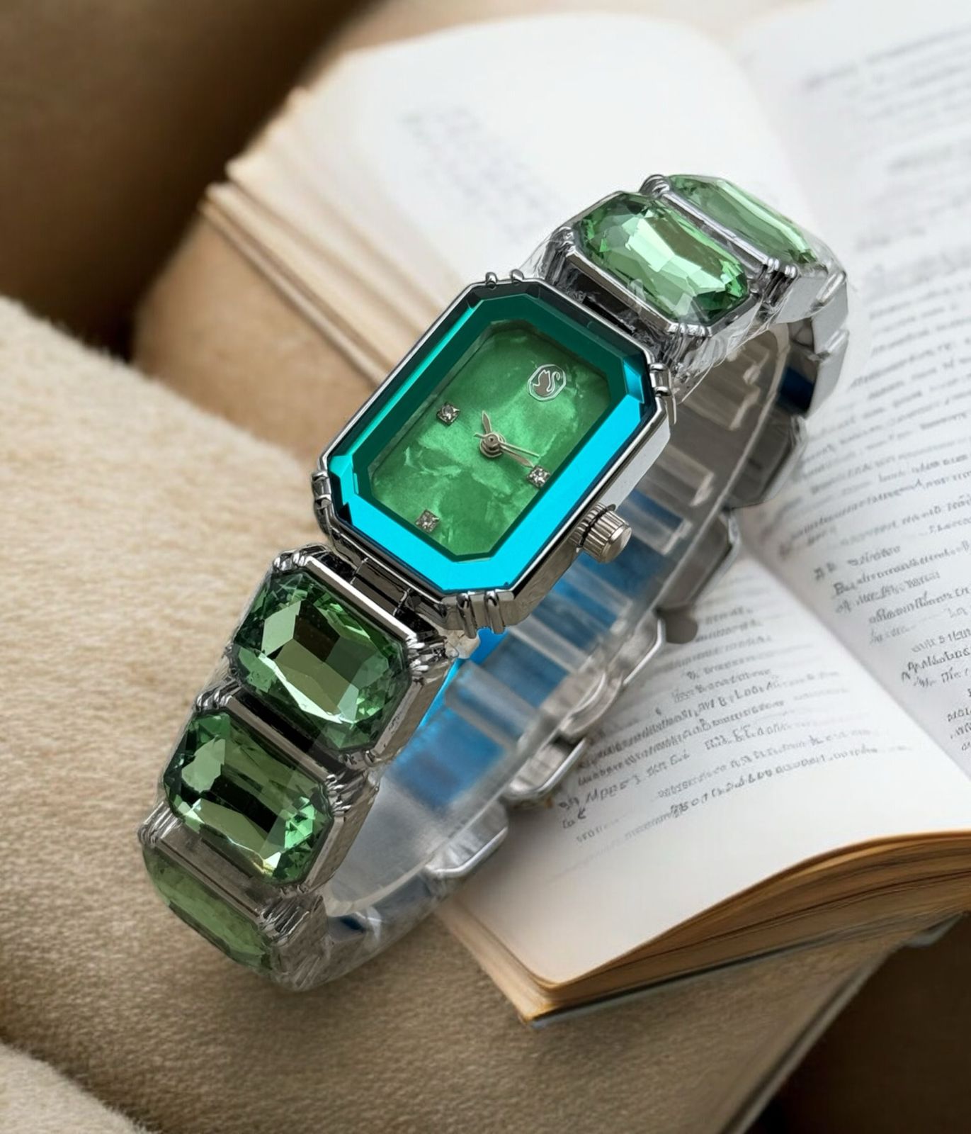 SWAROVSKI womwn modern look watch maurya watch