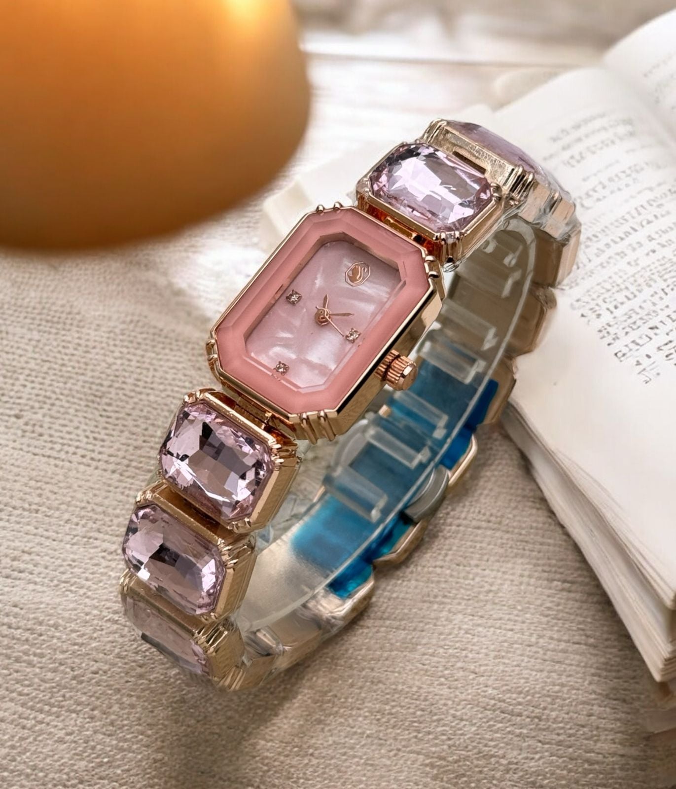 SWAROVSKI womwn modern look watch maurya watch