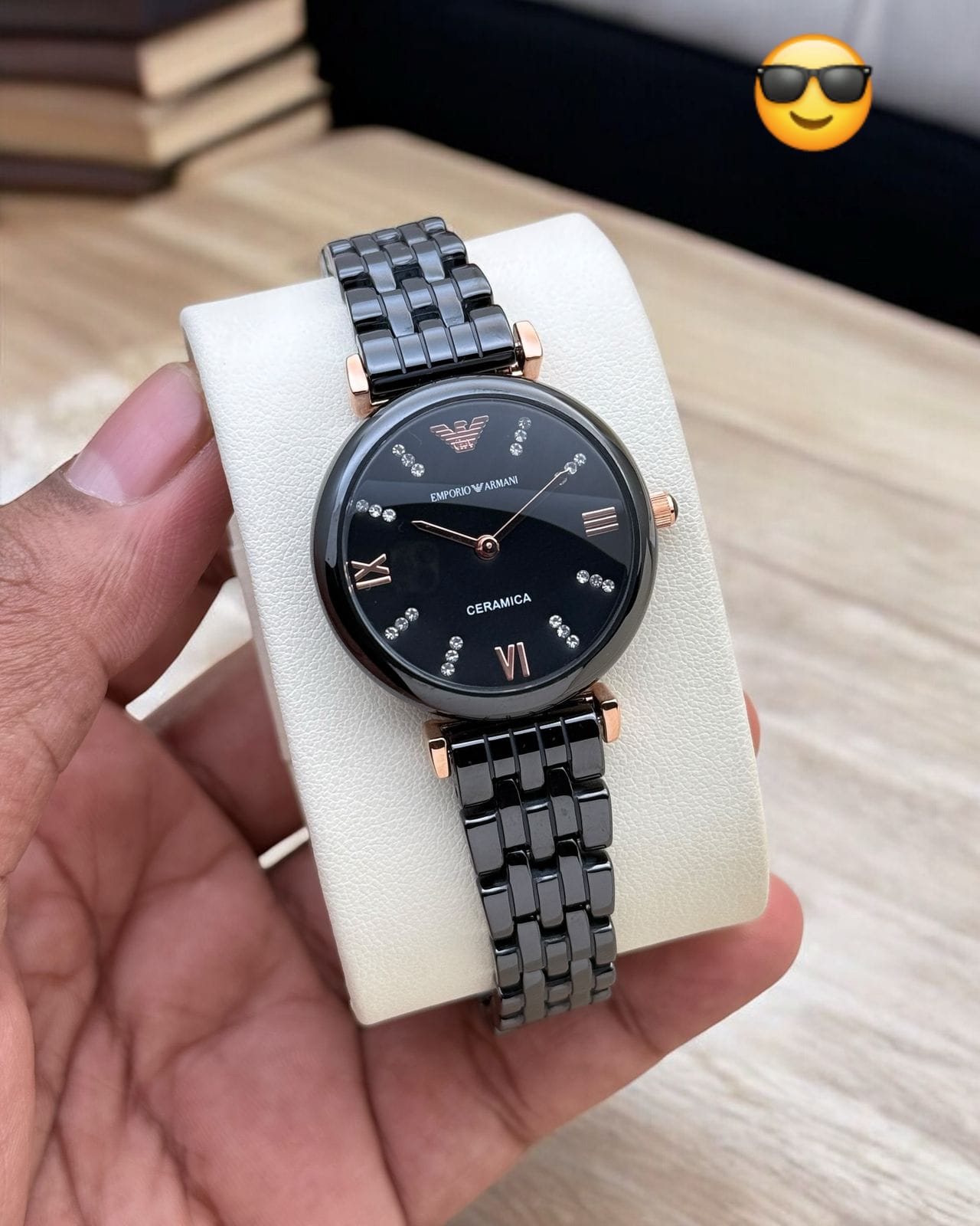 armani ceramic ar for her maurya watch