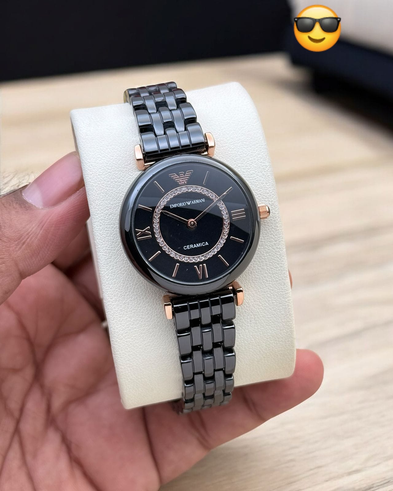 armani ceramic ar for her maurya watch