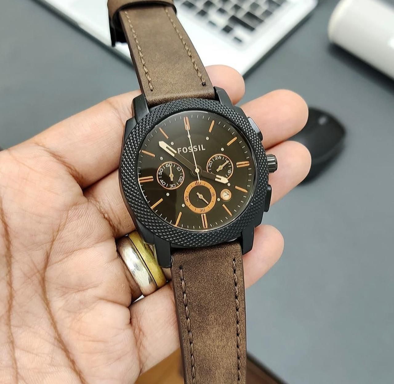 Fossil Men's Machine Chronograph FS4656 Watch maurya watch