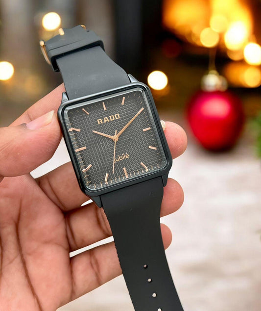 Rado square slim dial men's wrist watch maurya watch