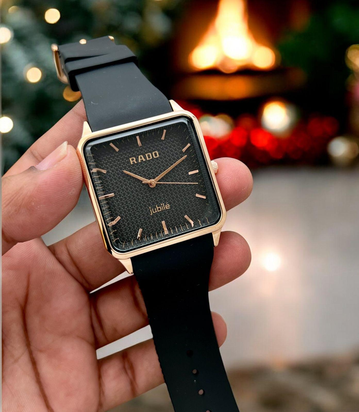 Rado square slim dial men's wrist watch maurya watch