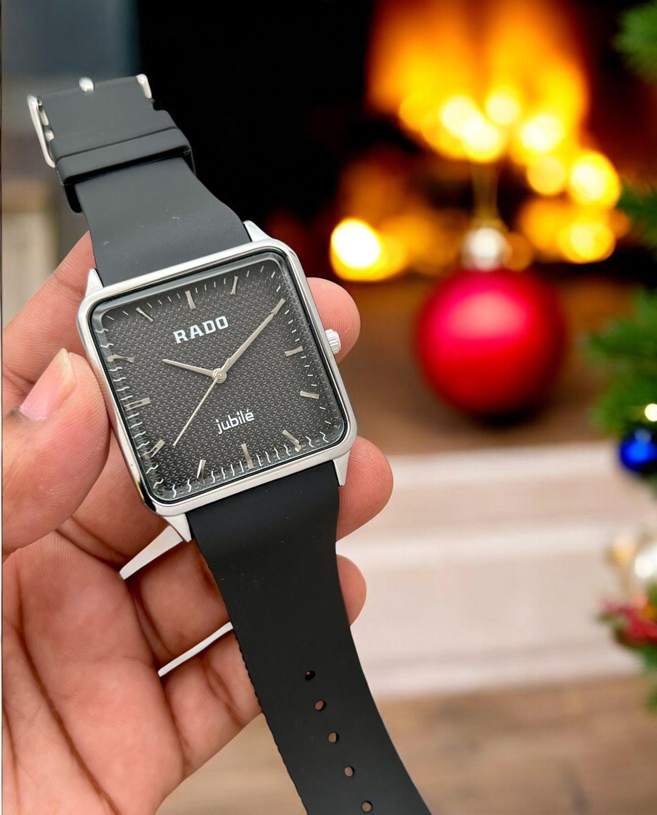 Rado square slim dial men's wrist watch maurya watch
