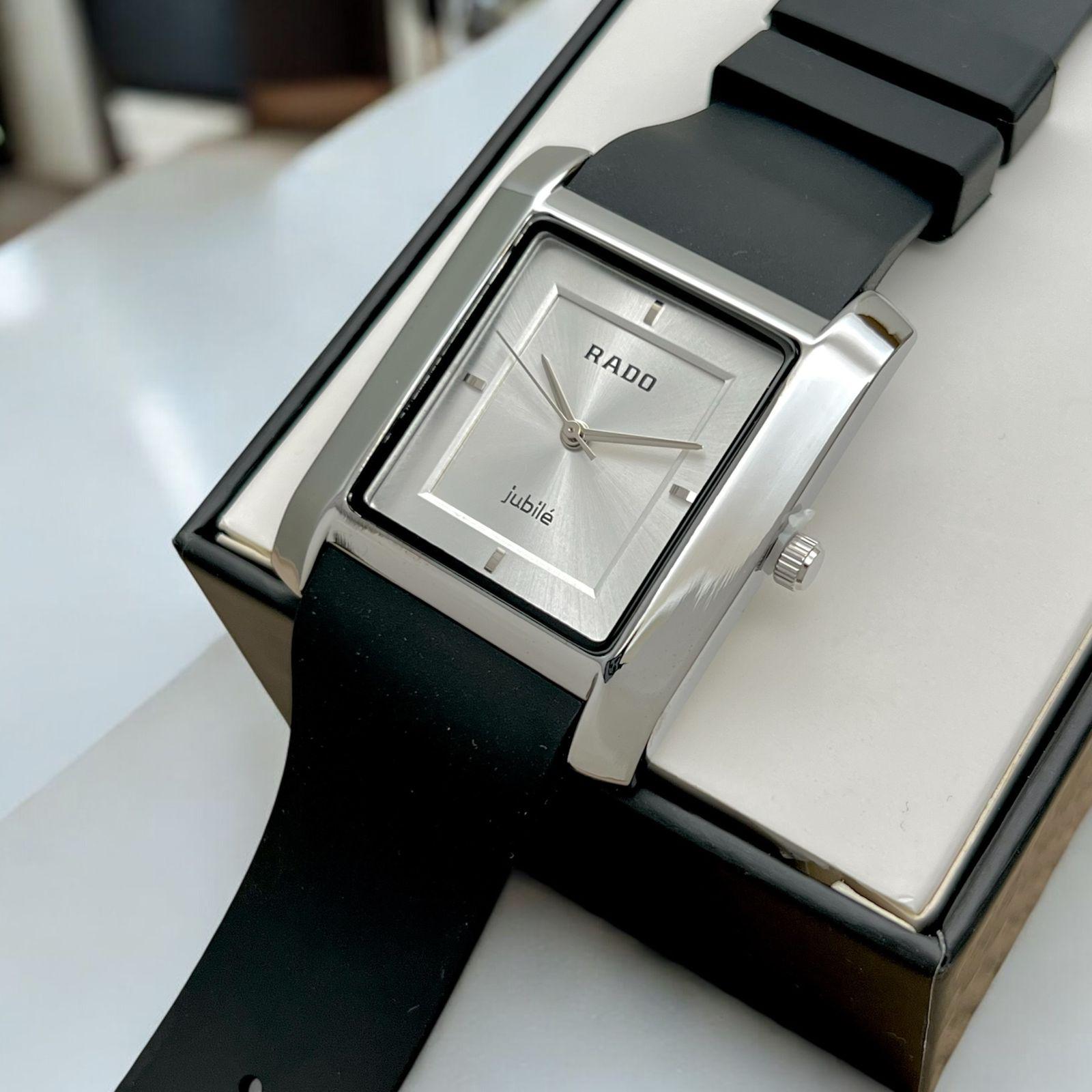Rado square slim dial men's wrist watch maurya watch